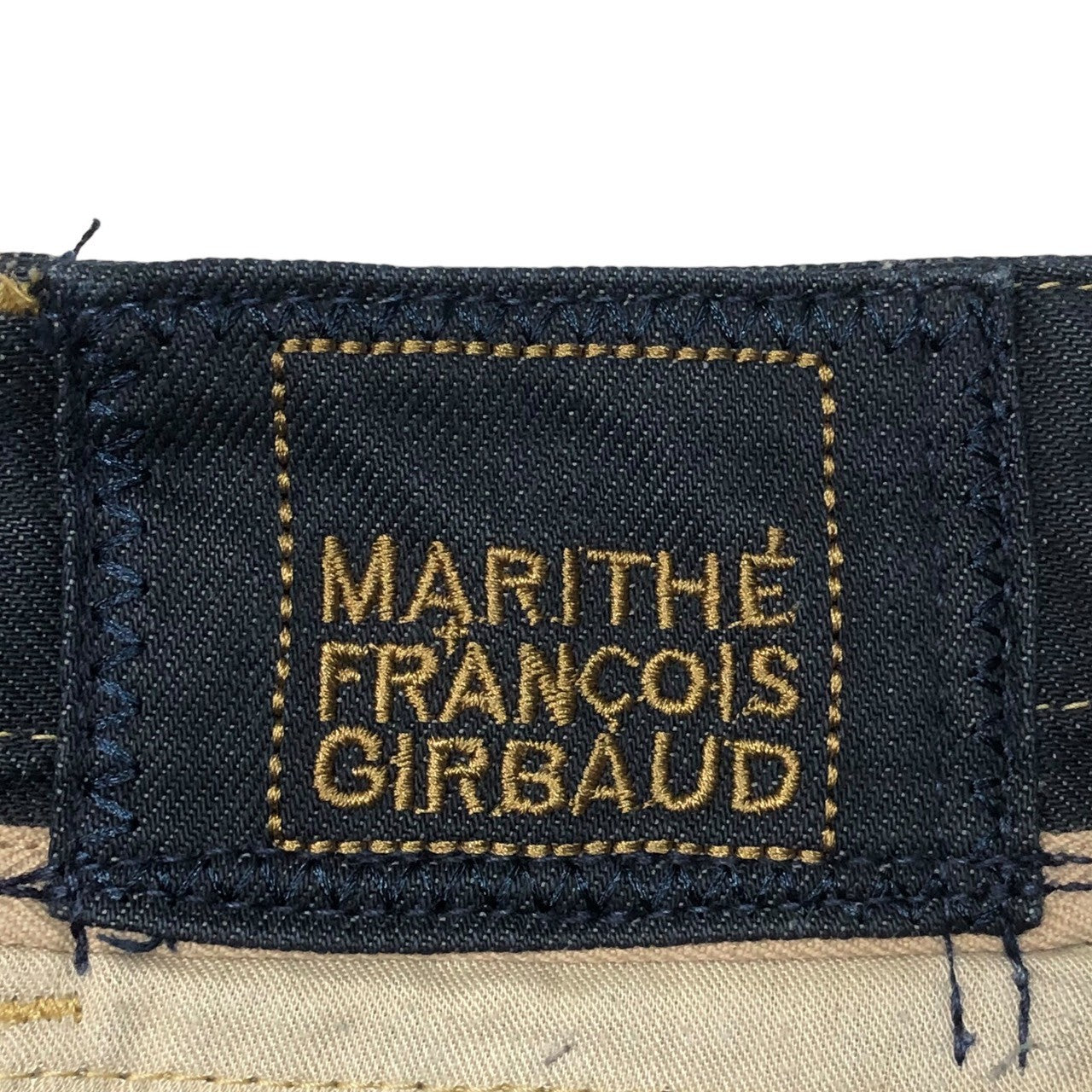 MARITHE FRANCOIS GIRBAUD(マリテフランソワジルボー) 00s stitch denim pants/ステッチデニムパンツ M7-1347 M インディゴ