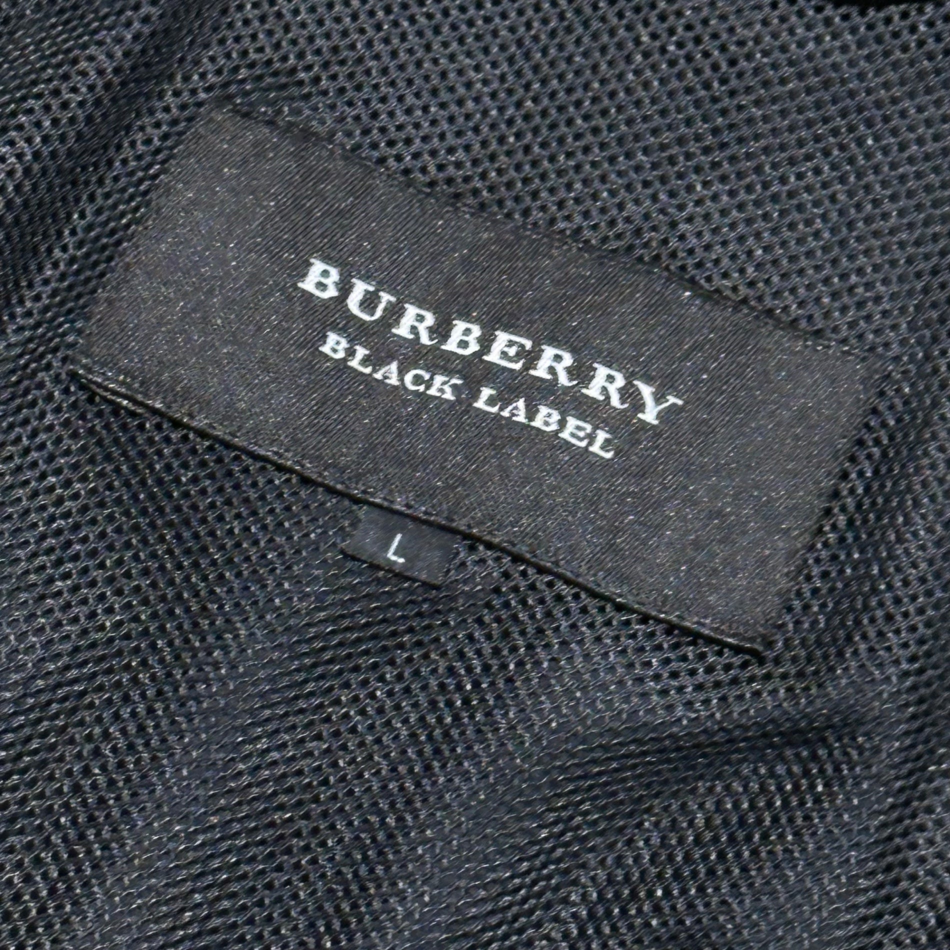 BURBERRY BLACK LABEL(バーバリーブラックレーベル) 60/40 Cotton Nylon Stand Collar Coat コットン ナイロン ステンカラー コート BMP75-807-09 L ブラック