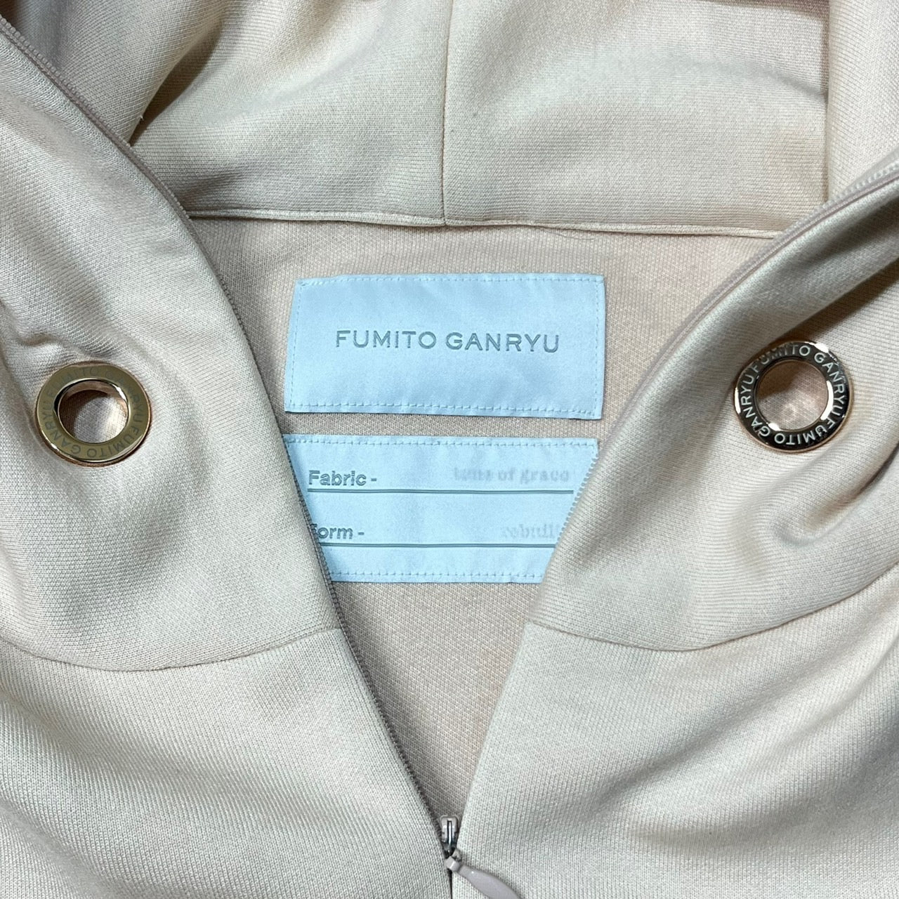 FUMITO GANRYU(フミトガンリュウ) オーバーサイズフルジップパーカー FU1-BL-02 2(Mサイズ程度) ライトピンク