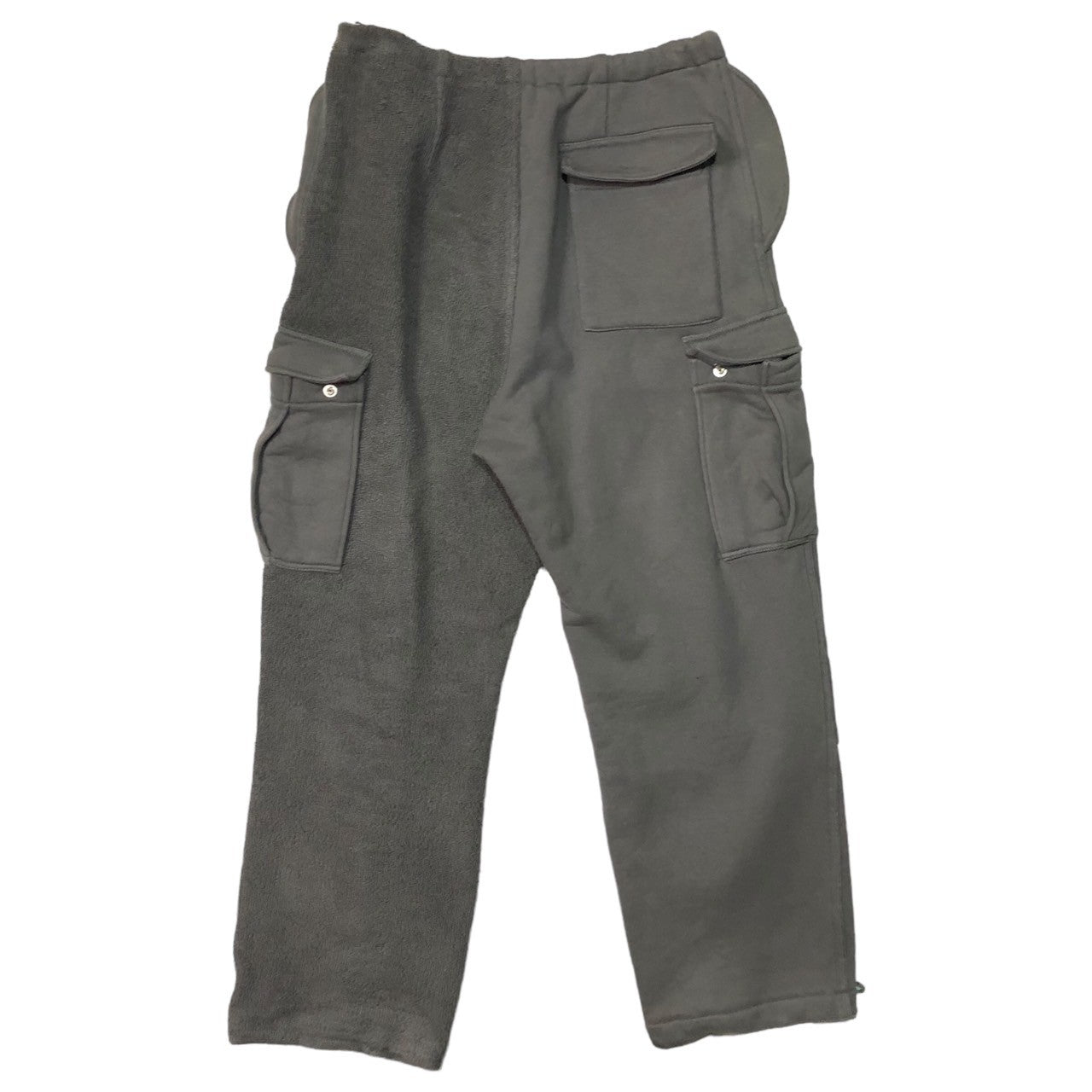 Name.(ネーム) 22AW ASYMMETRIC SWEAT CARGO PANTS アシンメトリー スウェット カーゴパンツ NMPT-22AW-008 SIZE 1(S) グレー