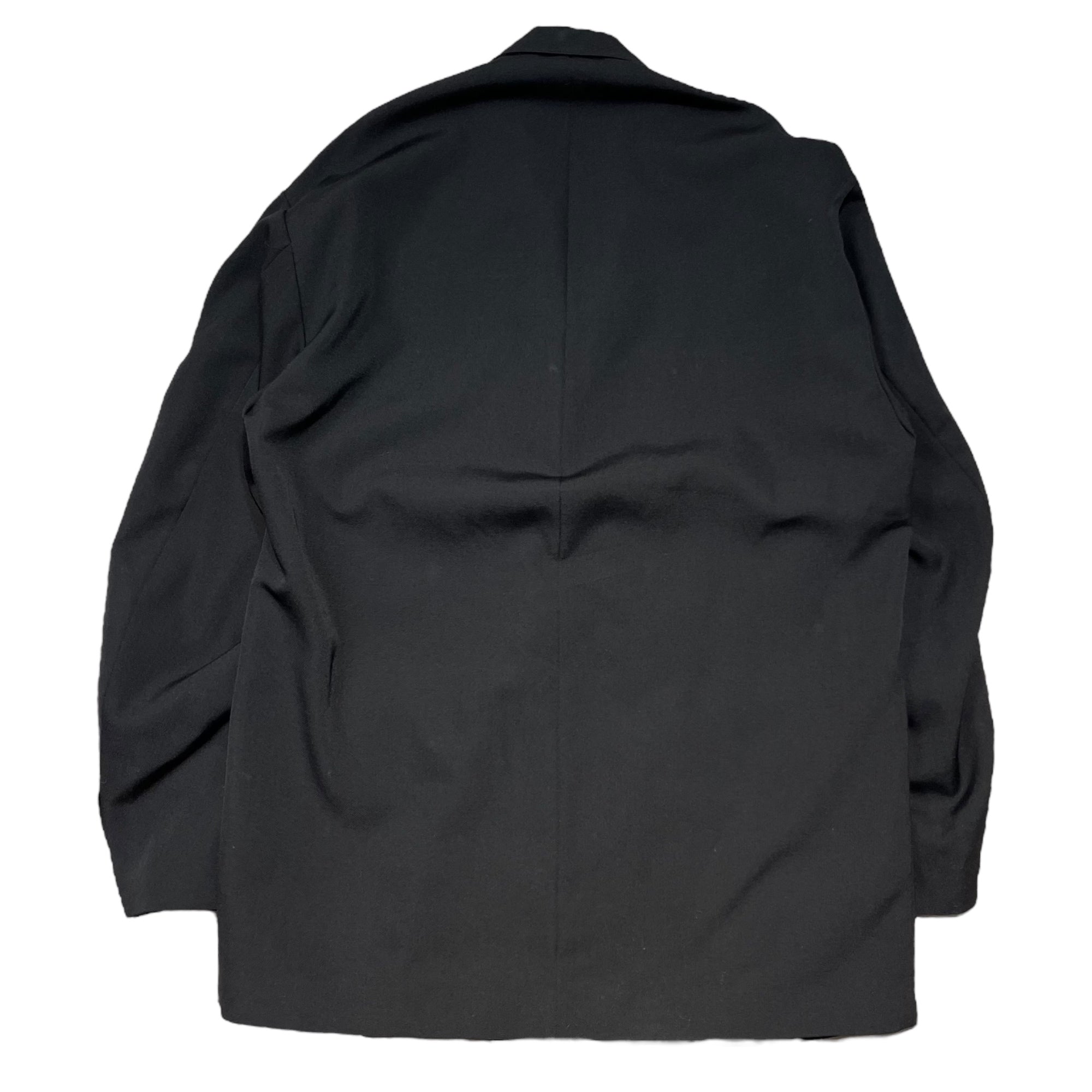 doublet(ダブレット) 19AW LINED CHAOS EMBROIDERY WIDE TAPERED JACKET TROUSERS SET UP 19AW13JK27 19AW13PT109 JKT:M / PT:S ブラック 刺繍 セットアップ ジャケット パンツ スラックス