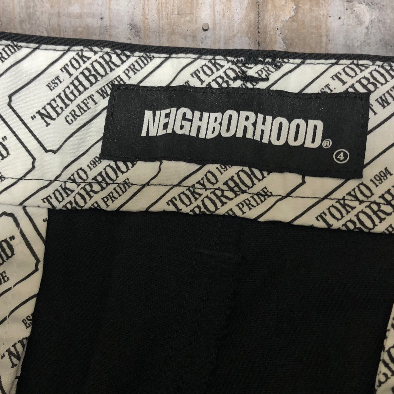 NEIGHBORHOOD(ネイバーフッド) 21SS WP . SLIM/スリムワークパンツ 211BENH-PTM02 L ブラック