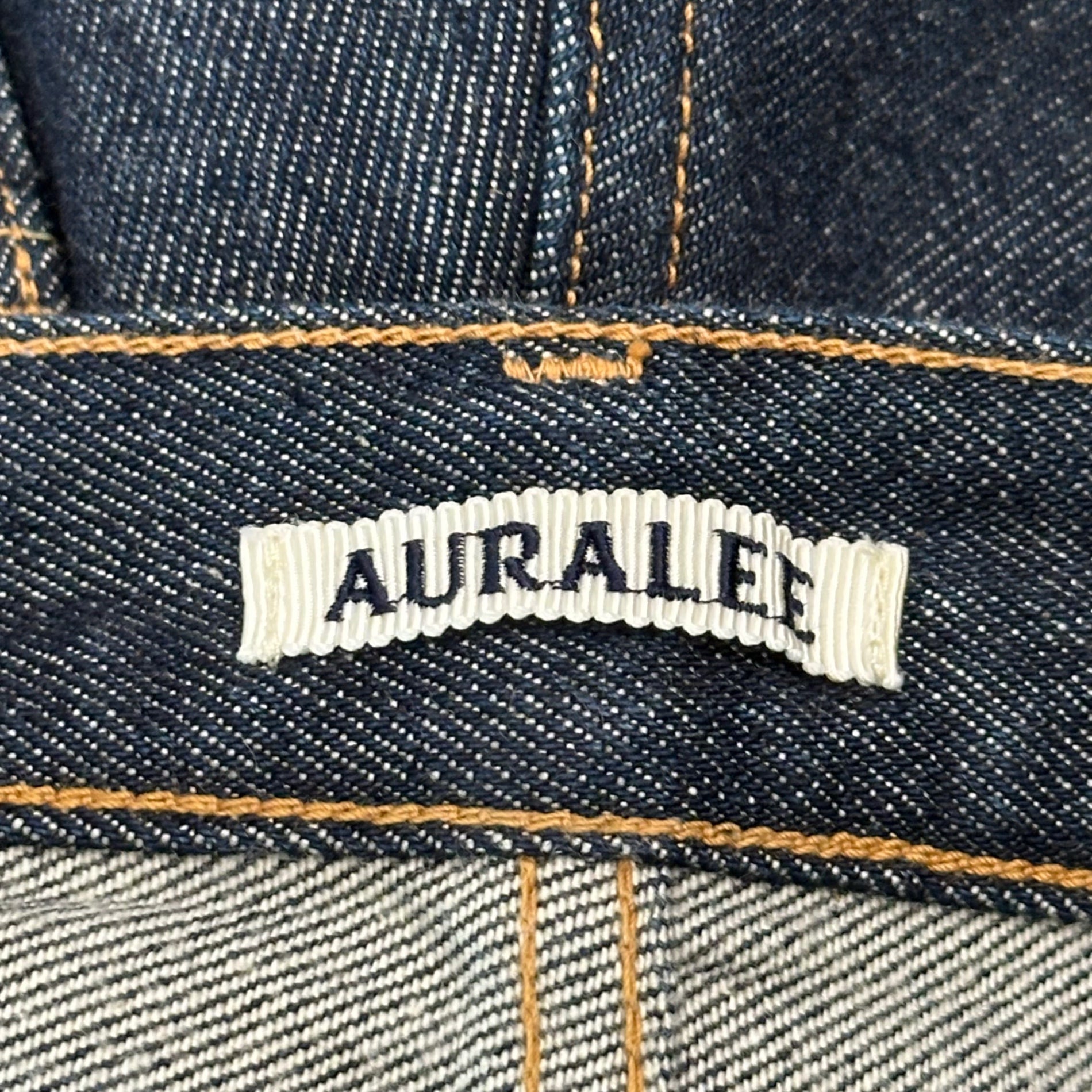 AURALEE(オーラリー) HARD TWIST DENIM WIDE PANTS ハード ツイスト デニム ワイド パンツ A00P03DM 30 インディゴ
