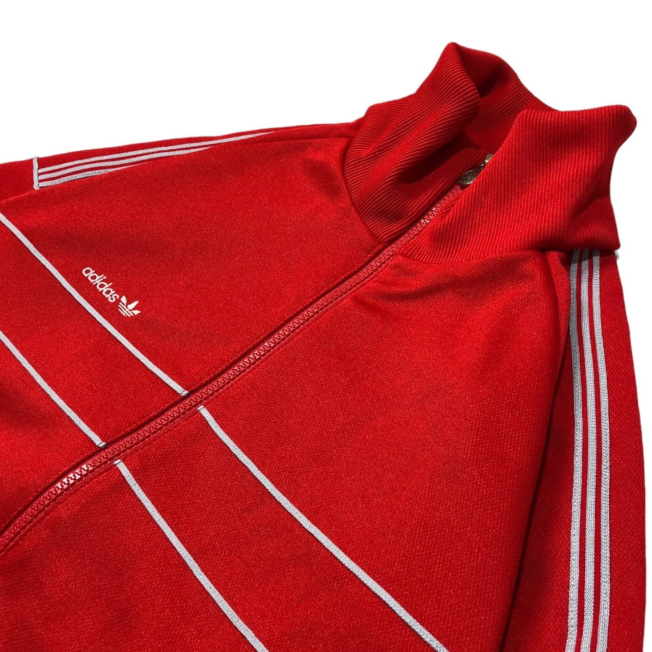 adidas(アディダス) 70's ~ 80's W.GERMANY track jacket 西ドイツ製 トラックジャケット TAD-7T 90-4(M程度) レッド 70年代~80年代 デサント製 BOI-FIX