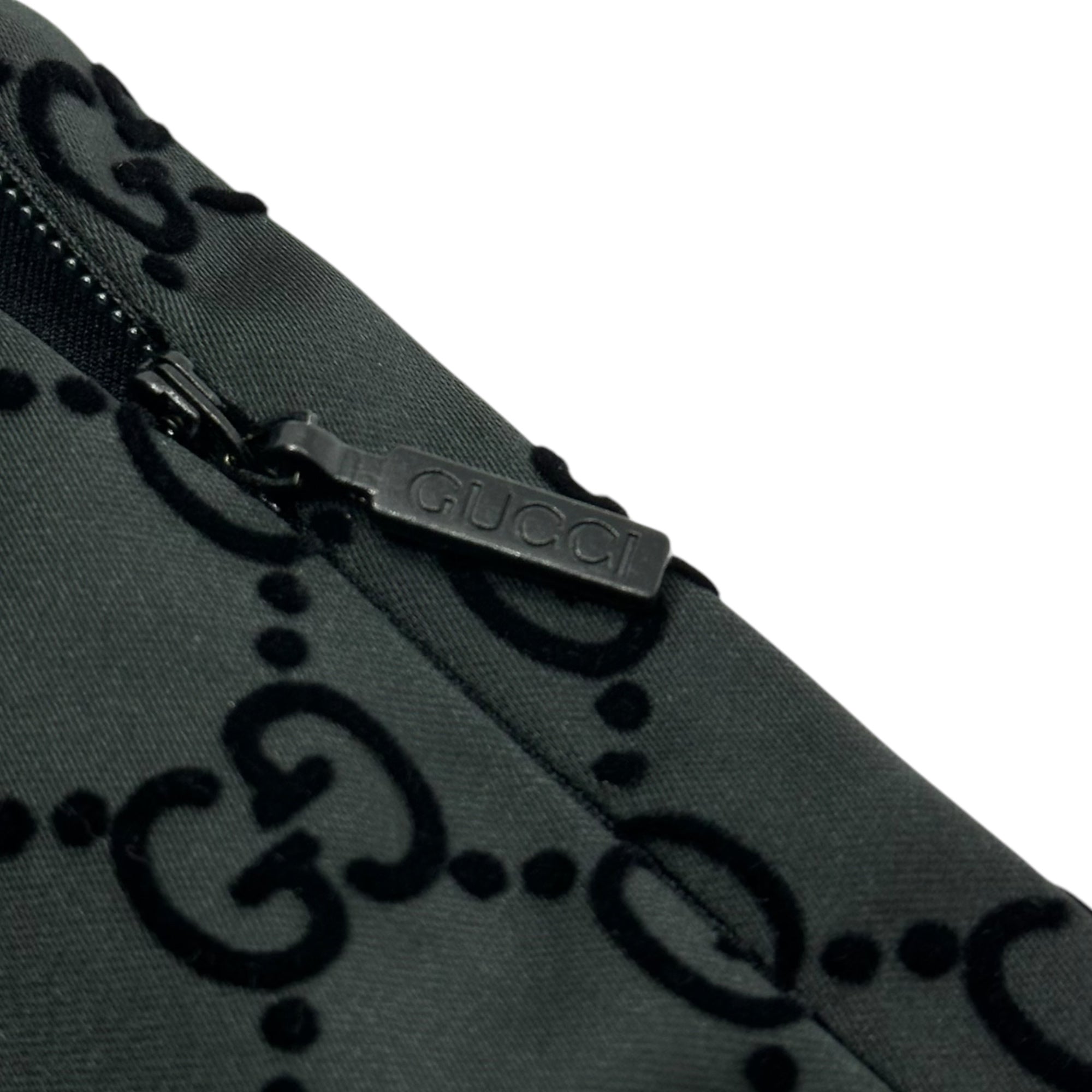 GUCCI(グッチ) 24SS GG printed duchess silk skirt GG プリント ダッチェス シルク スカート 764899 XS ブラック ストレッチ タイト ロゴ