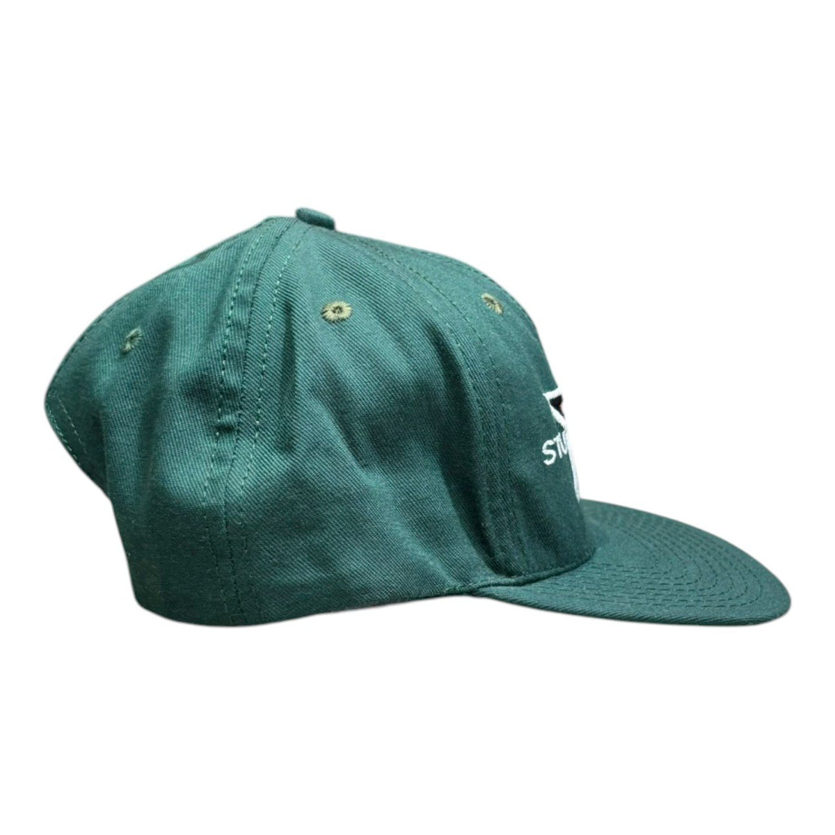 STUSSY(ステューシー) 1990's USA made "STAR" CAP スター ロゴ スナップバック キャップ グリーン 90年代 OLD 白タグ デッドストック