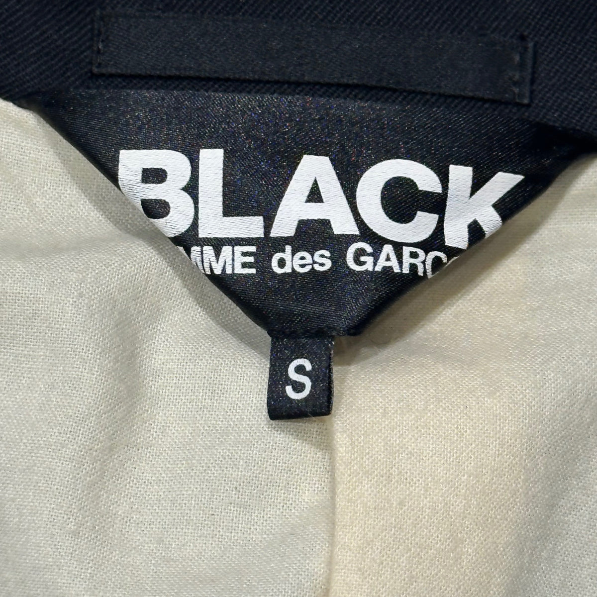 BLACK COMME des GARCONS(ブラックコムデギャルソン) 2011AW Wool 3B Jacket ウール 3B ジャケット 1H-J202 S ブラック AD2011 テーラード