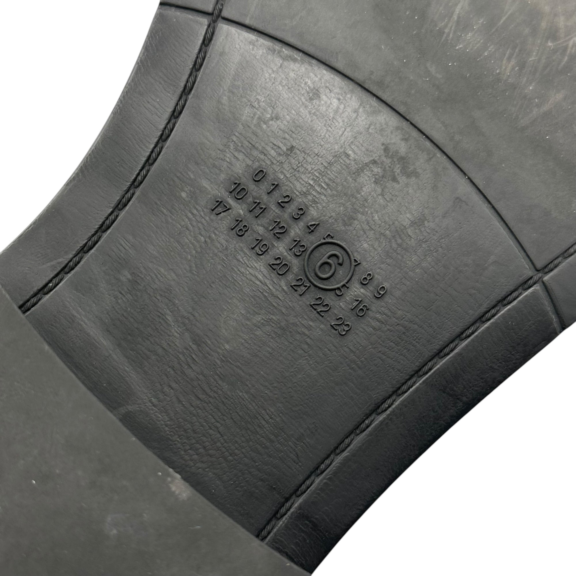 MM6 Maison Margiela(エムエムシックス) 24SS ”Sample product” Embossed Leather Mary Jane Shoes サンプル品 型押しレザー メリージェーン シューズ 43(28cm程度) ブラック ソルド品