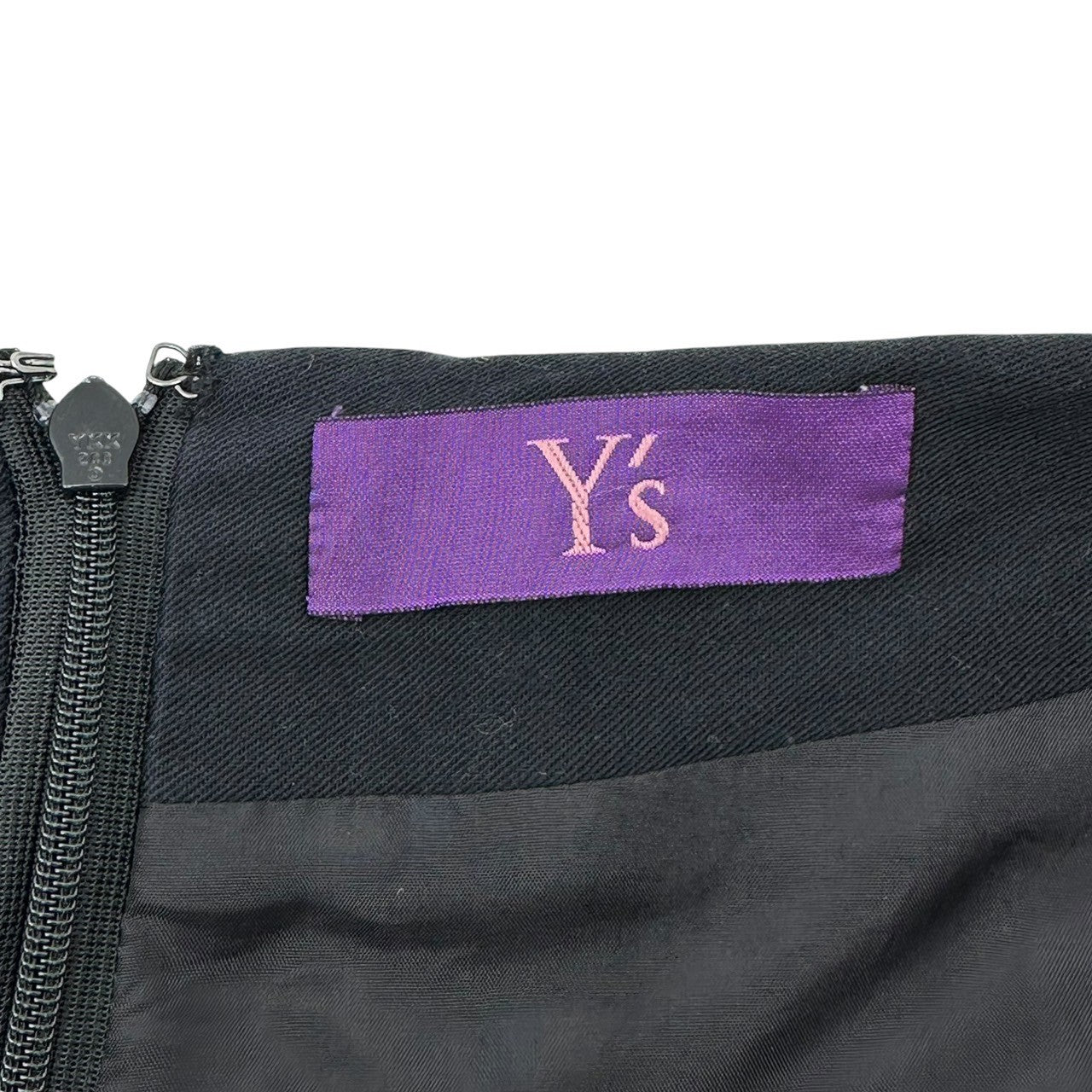 Y’s PINK(ワイズピンク) 16SS Asymmetric jacquard pleated skirt アシンメトリー ジャガード プリーツ スカート YO-S41-931 2 ブラック TAKESHI KOSAKA