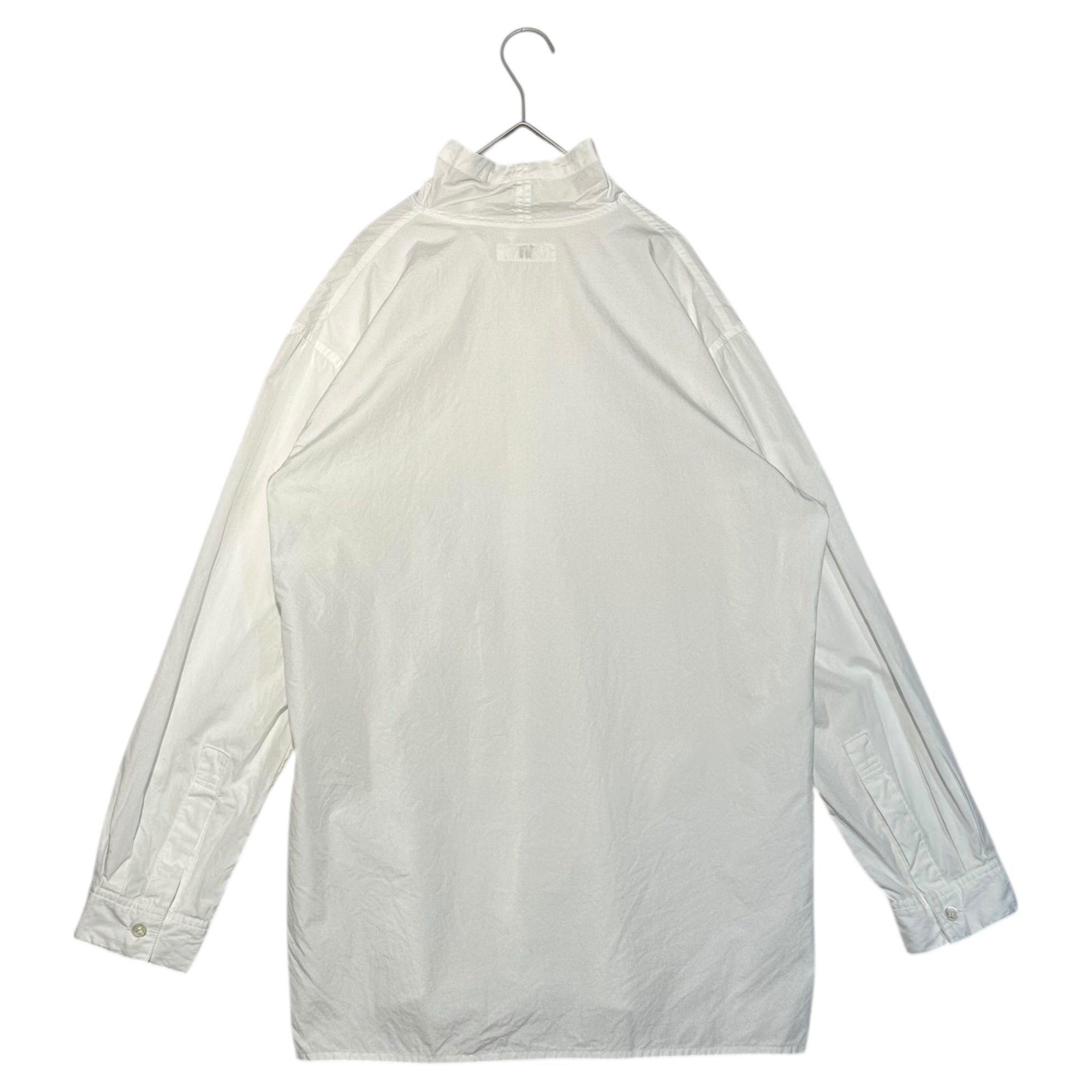 Y's(ワイズ) Full-button L/S Cotton Shirt フルボタン 長袖 コットン シャツ YQ-B06-001 FREE ホワイト