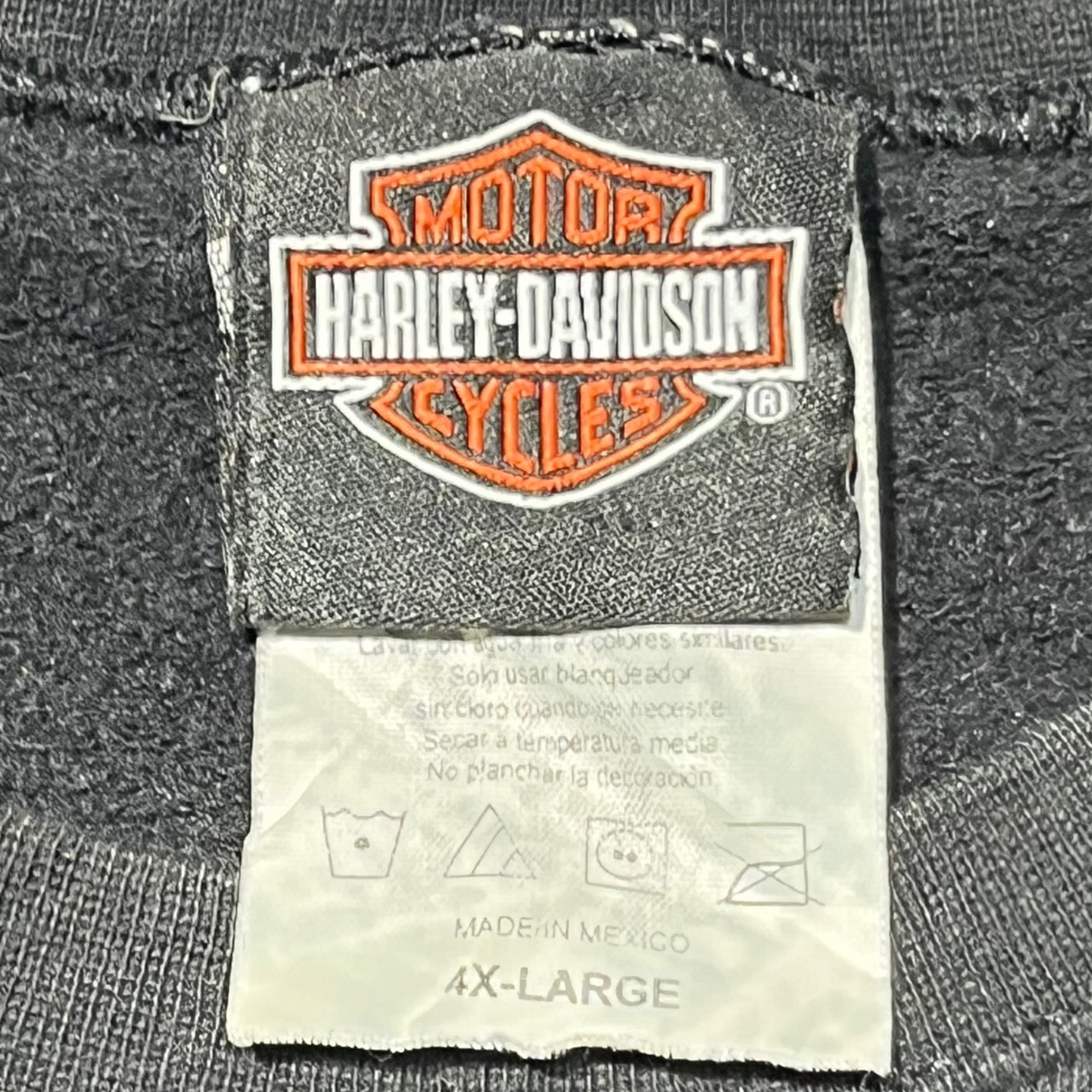 HARLEY DAVIDSON(ハーレーダビッドソン) ロゴプリントスウェット 4XL ブラック