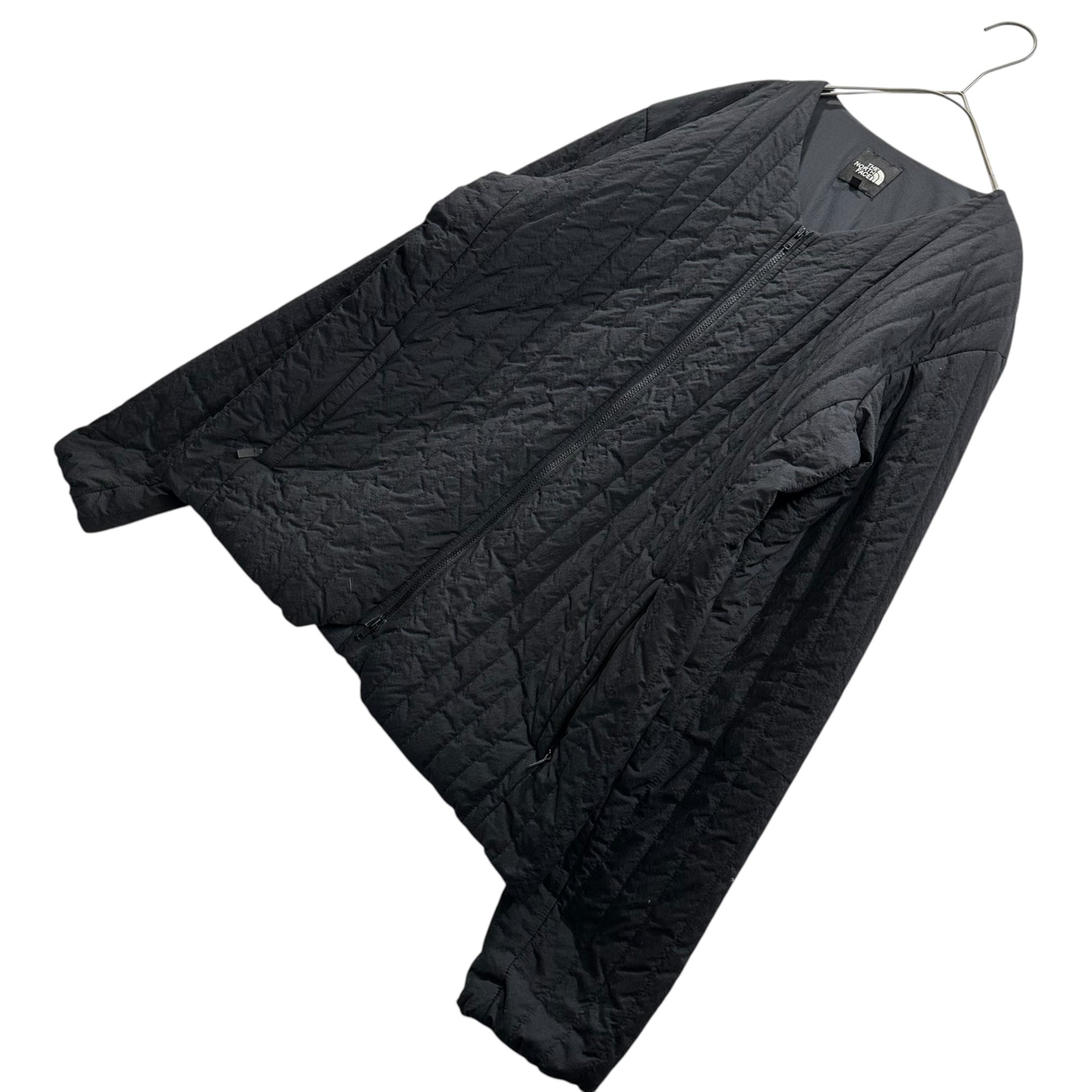 THE NORTH FACE(ノースフェイス) TRANSIT CARDIGAN トランジット カーディガン 中綿 NY82061 L ブラック