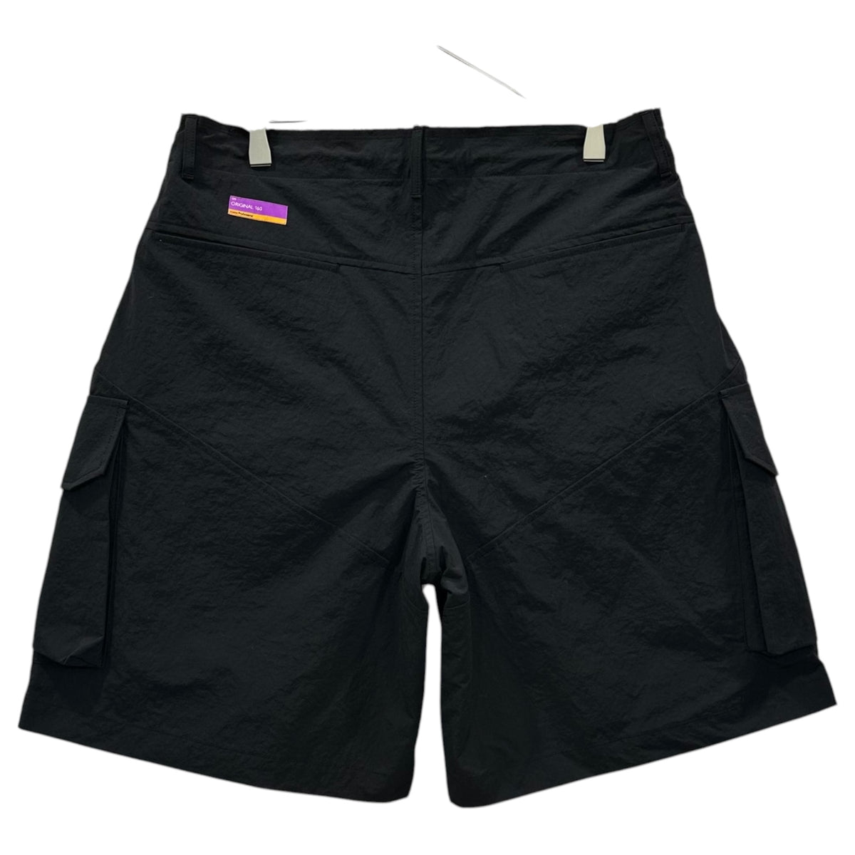 Name.(ネーム) 2026SS NYLON TWILL ONE TUCK CARGO SHORTS : TELE CUT ナイロン ツイル 1タック カーゴ ショーツ NMPT-044 1 ブラック ハーフ ショート パンツ