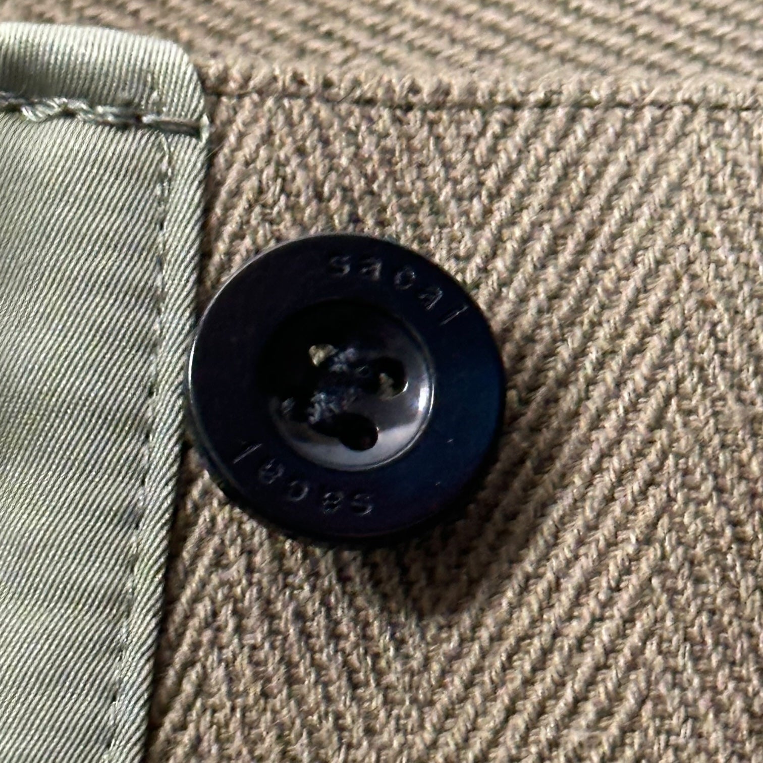 sacai(サカイ) 21SS Cotton Nylon Oxford Short コットン ナイロン オックスフォード ショーツ ハーフパンツ 21-02506M 1(S程度) カーキ