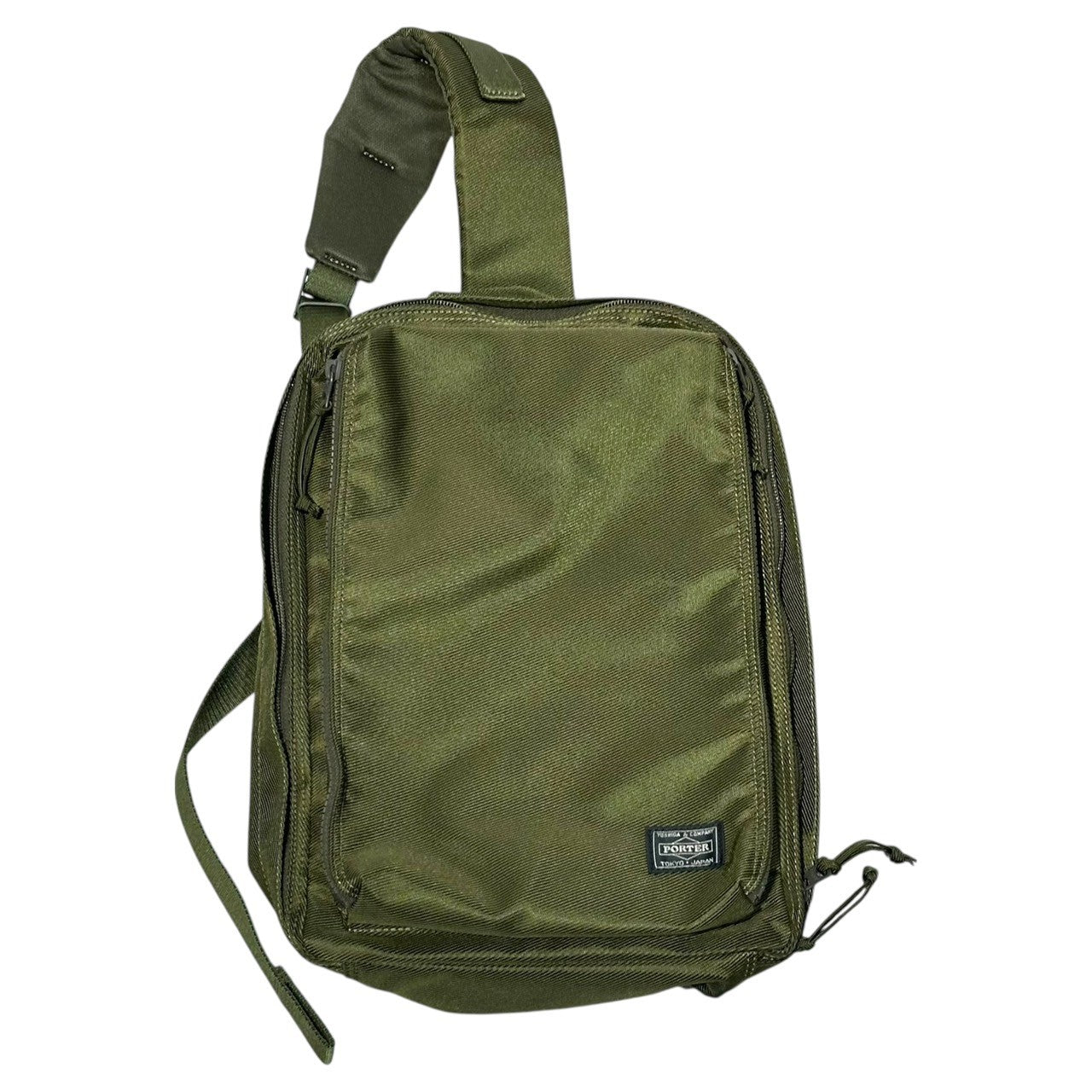 PORTER(ポーター) UNIT SLING SHOULDER BAG(L) ユニット スリング ショルダー バッグ ミリタリー 784-05467 カーキ 参考定価33,000円(税込)