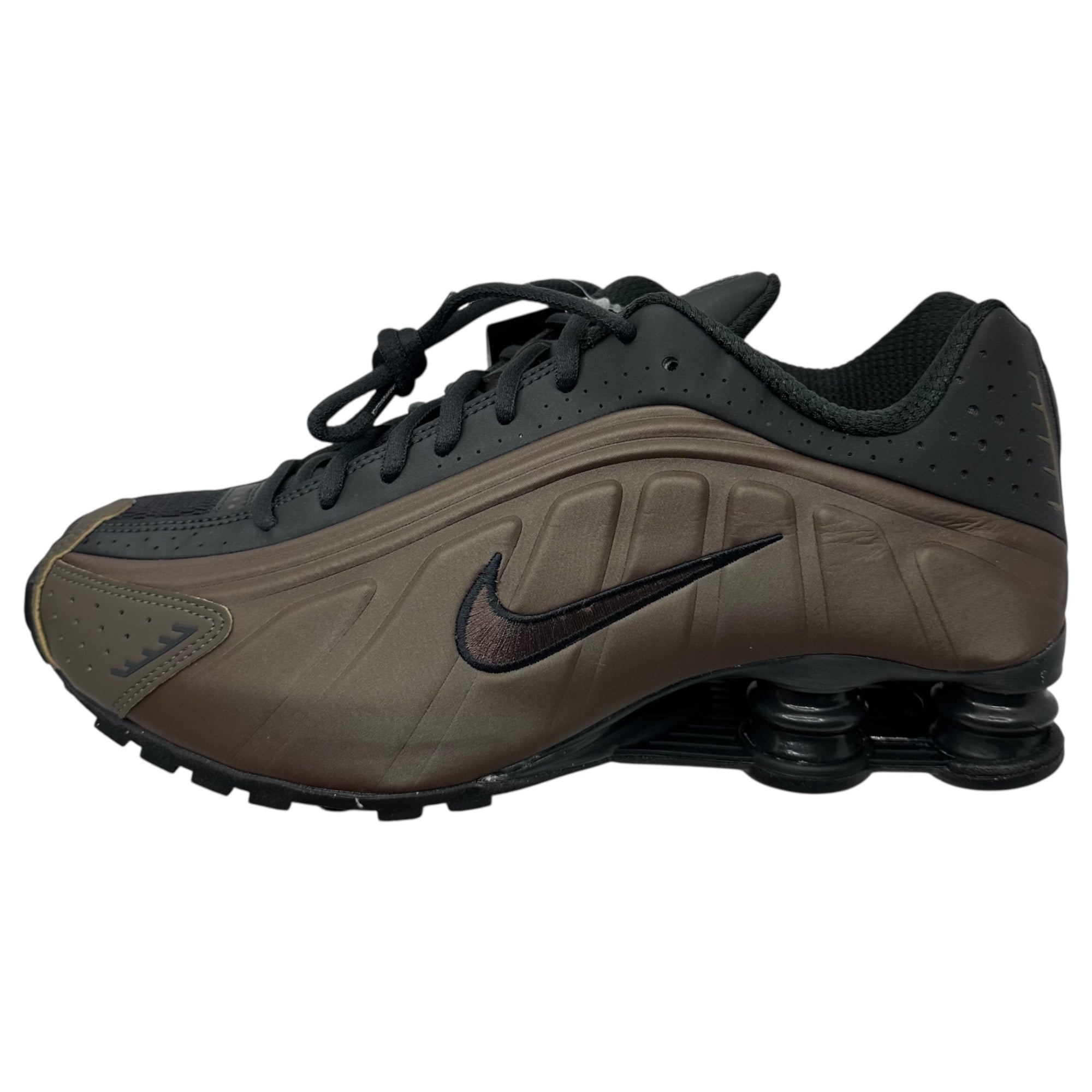 NIKE(ナイキ) Shox R4 "Ironstone" ショックス AR3565-007 27cm ブラウン×ブラック ローカット スニーカー 箱付