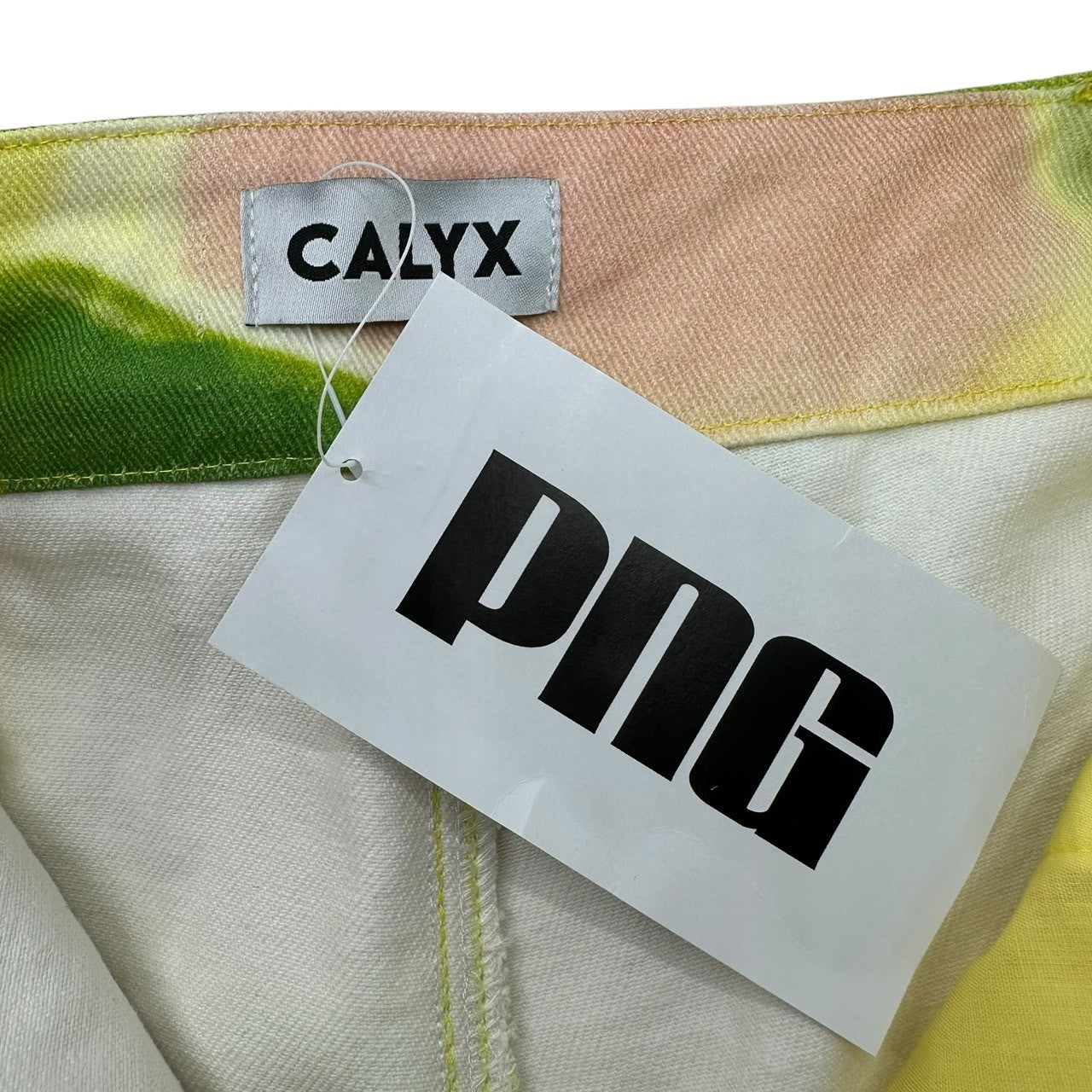 CALYX(カリクス) CARPENTER PANTS カーペンター パンツ CAL25SS-PT004 S グリーン×ピンク 参考定価86,900円(税込)