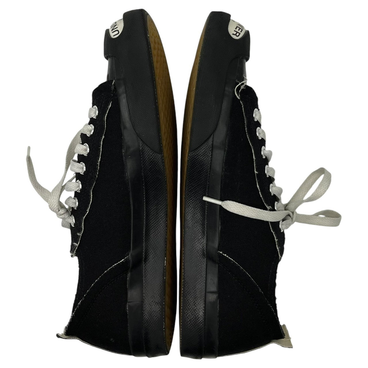 UNDERCOVER(アンダーカバー) TOE LOGO CANVAS SNEAKERS トゥー ロゴ キャンバス スニーカー UC2B9F05 M(26-26.5cm) ブラック
