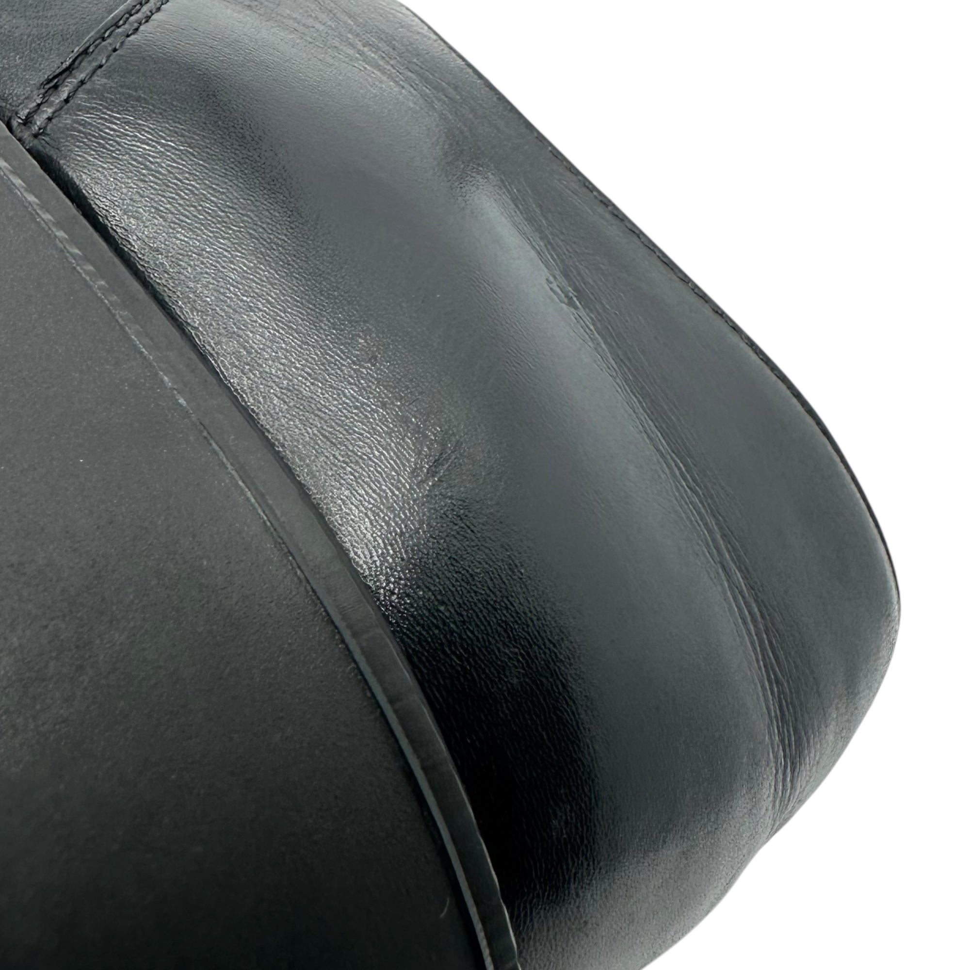 BALENCIAGA(バレンシアガ) Rhino リノ ダービー シューズ 656977 44(29cm) ブラック 箱付 レザー レースアップ 厚底