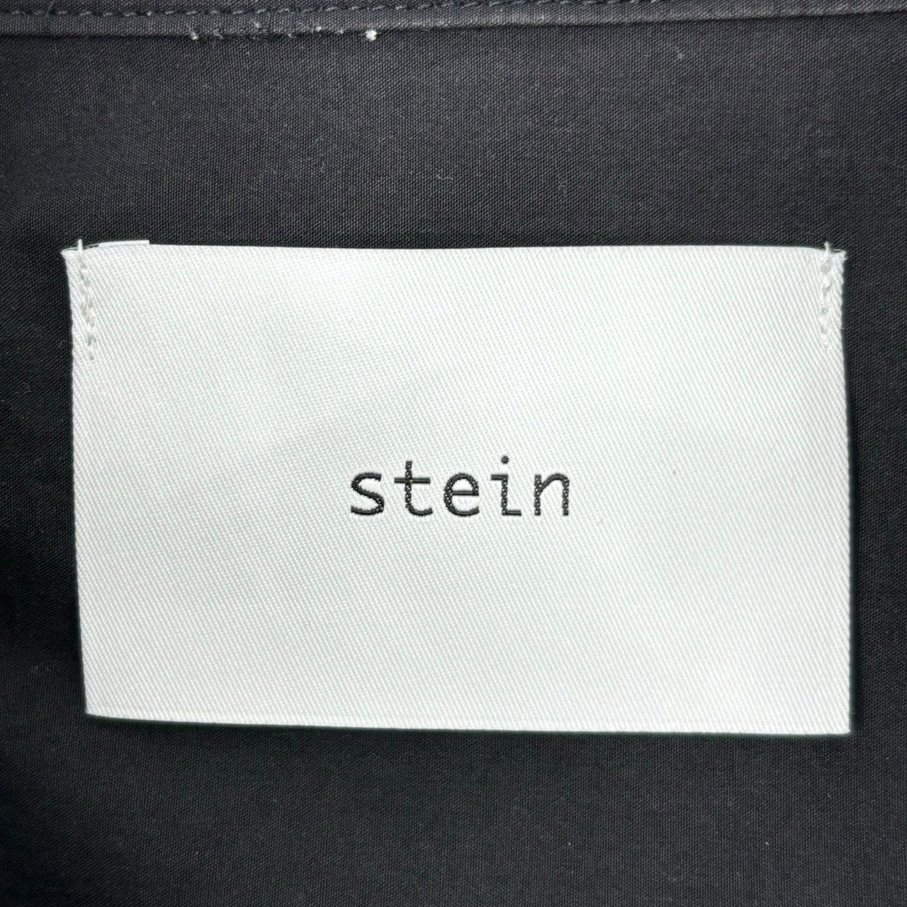 stein(シュタイン) 20SS OVER SLEEVE COMBINE SHIRT JACKET オーバースリーブ コンバイン シャツ ジャケット ST.142 M ブラック サイド スリット