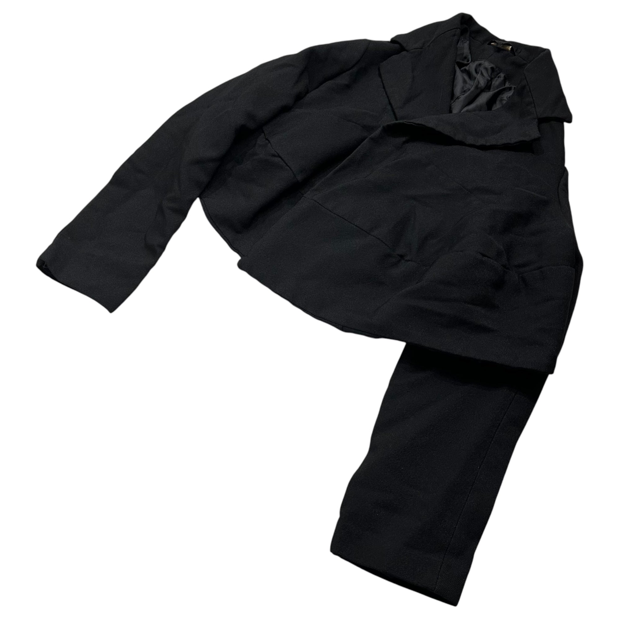 COMME des GARCONS(コムデギャルソン) 2023SS Esther Shrink-Resistant Deformed Over Jacket エステル 縮絨 変形 オーバー ジャケット GK-J030 S ブラック AD2022