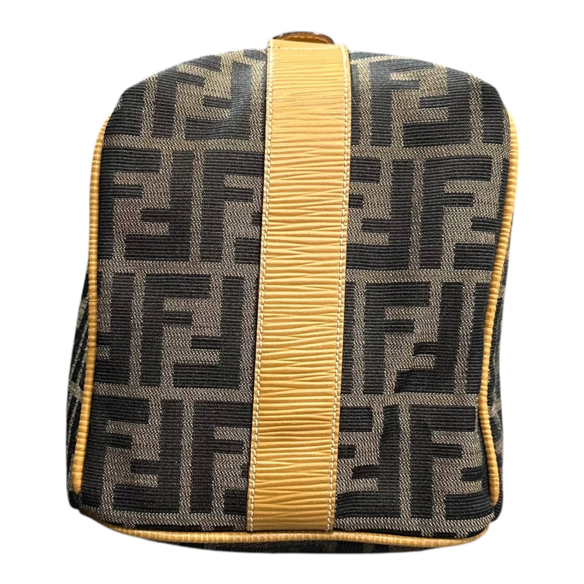 FENDI(フェンディ) Zucca Pattern Vanity Bag ズッカ柄 バニティ バッグ ブラウン OLD ハンド