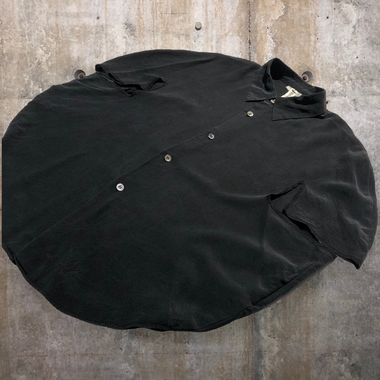 COMME des GARCONS(コムデギャルソン) 09ssシルクブラウス S ブラック