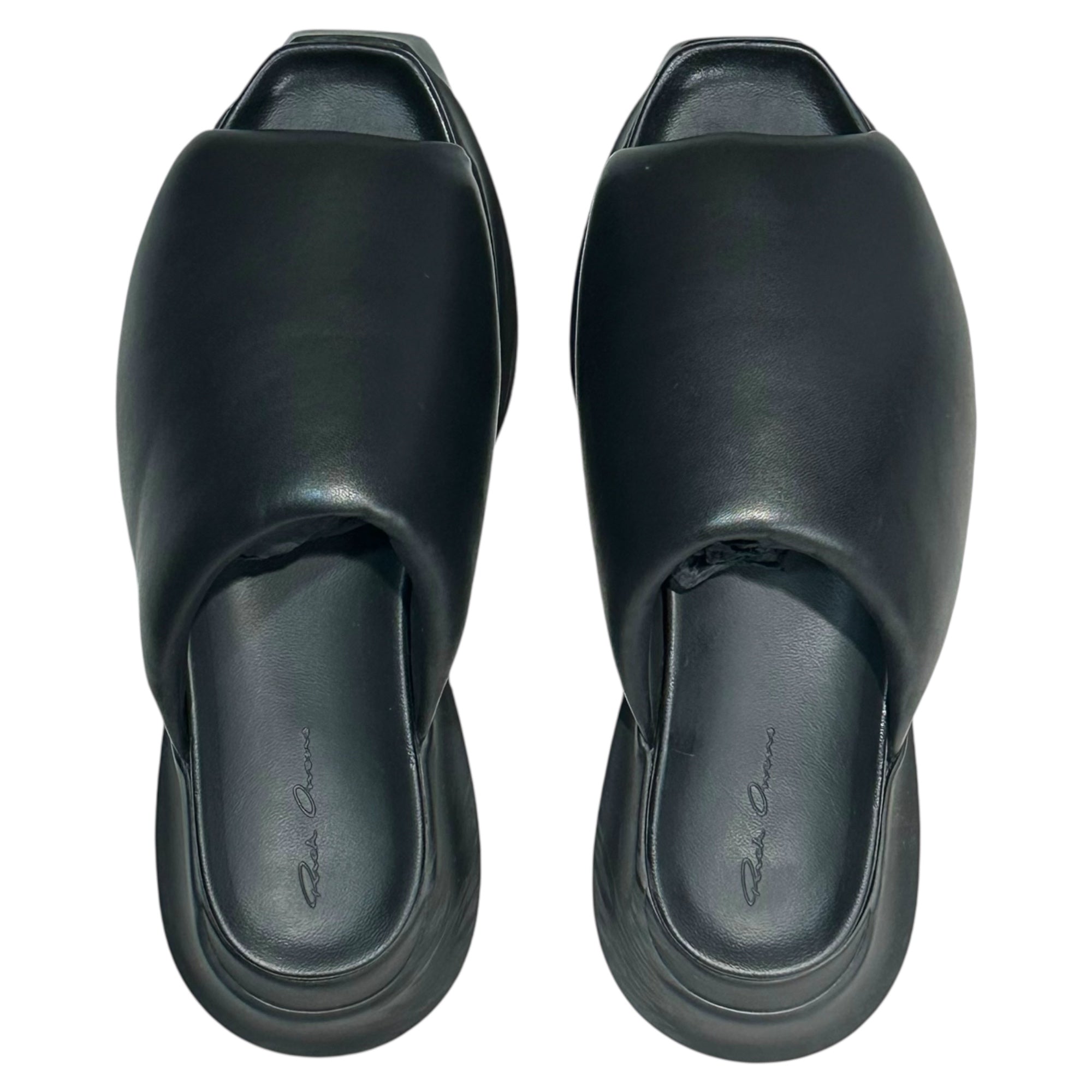 Rick Owens(リックオウエンス) GETH PUFFER SLIDE ゲス 中綿 スライド サンダル RU01C4817LLP 43(27.5~28.0cm程度) ブラック