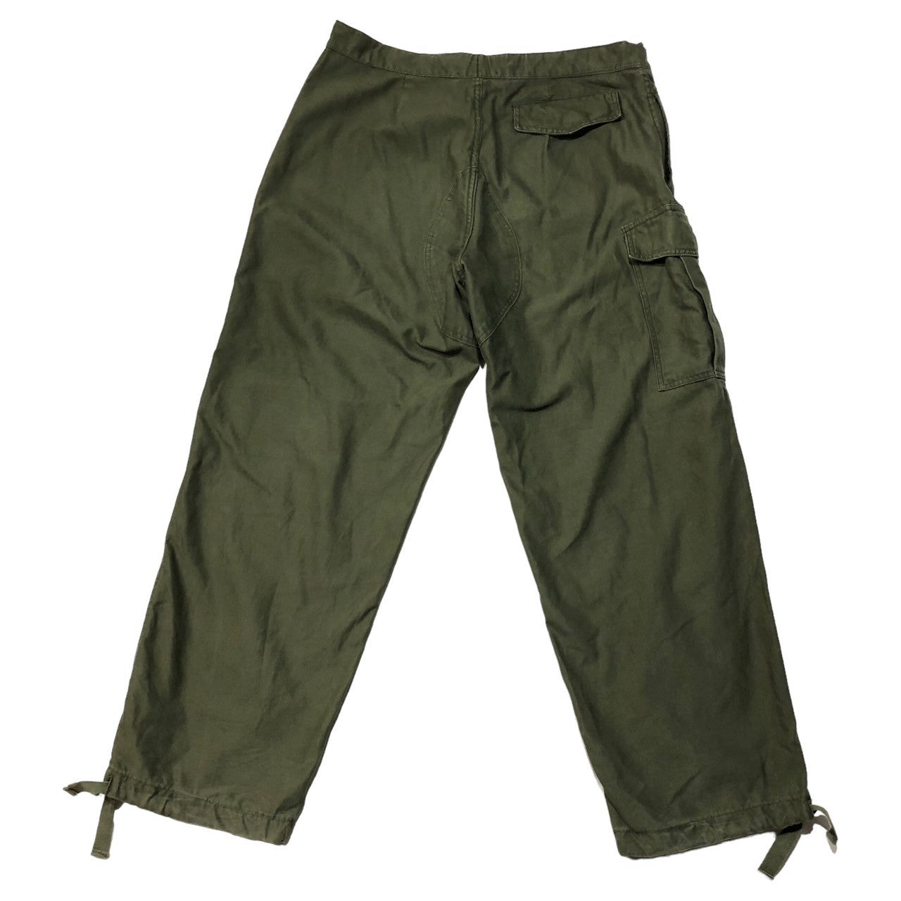 MILITARY(ミリタリー) 80's ベルギー軍 カーゴ パンツ ミリタリー 軍物 80年代 SIZE XL程度 セージグリーン カーキ SEYNTEX 1987 3B