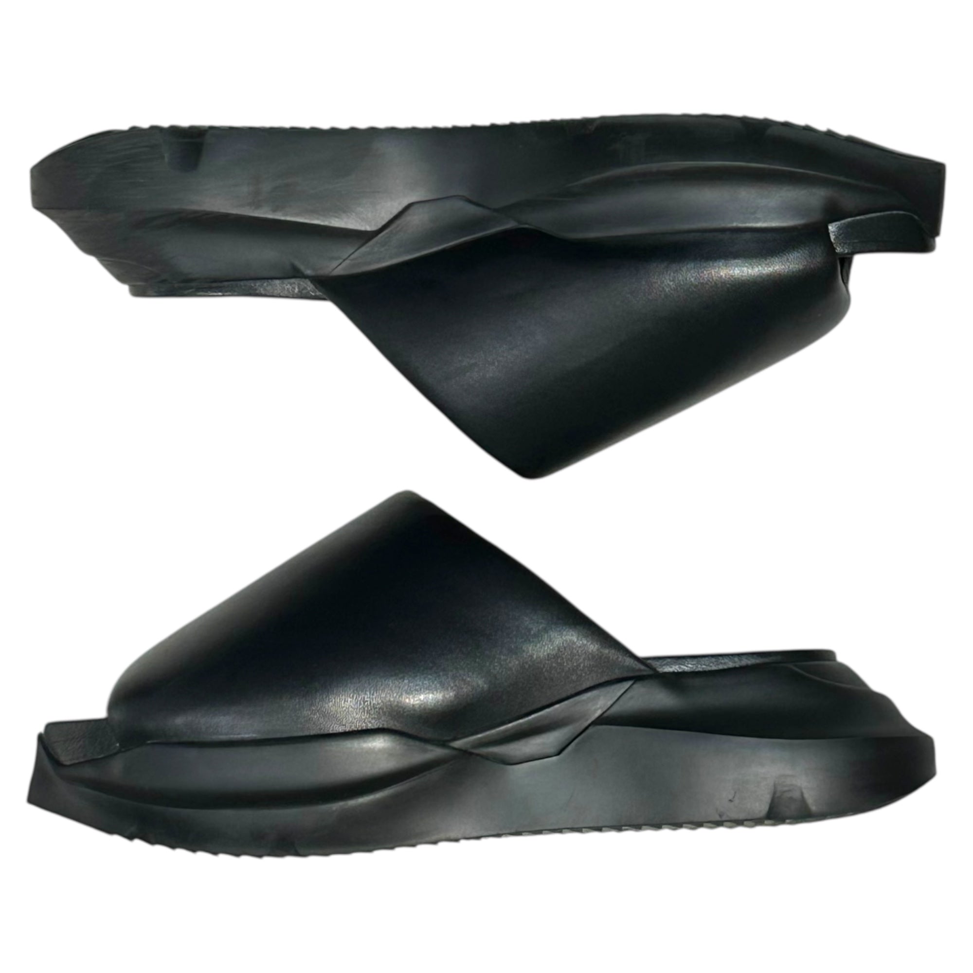 Rick Owens(リックオウエンス) GETH PUFFER SLIDE ゲス 中綿 スライド サンダル RU01C4817LLP 43(27.5~28.0cm程度) ブラック