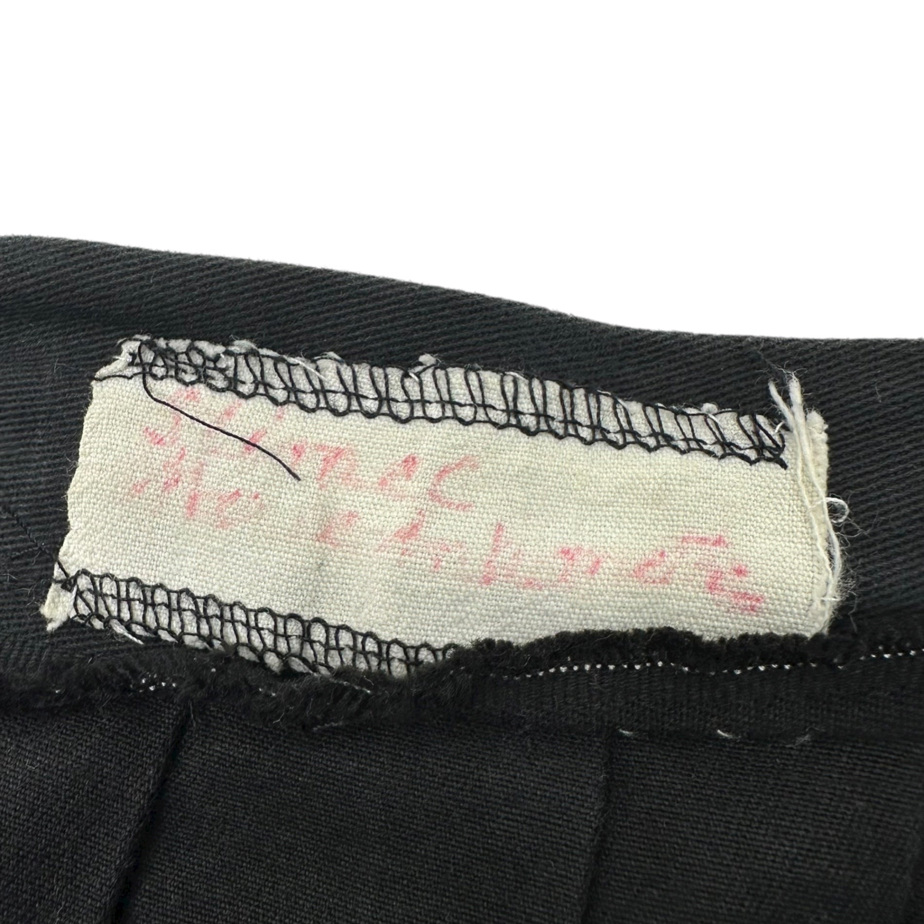 Euro vintage(ヨーロッパヴィンテージ) thick cotton black long skirt コットンの肉厚地なクラシカルロングスカート 表記無し(M~L程度) ブラック