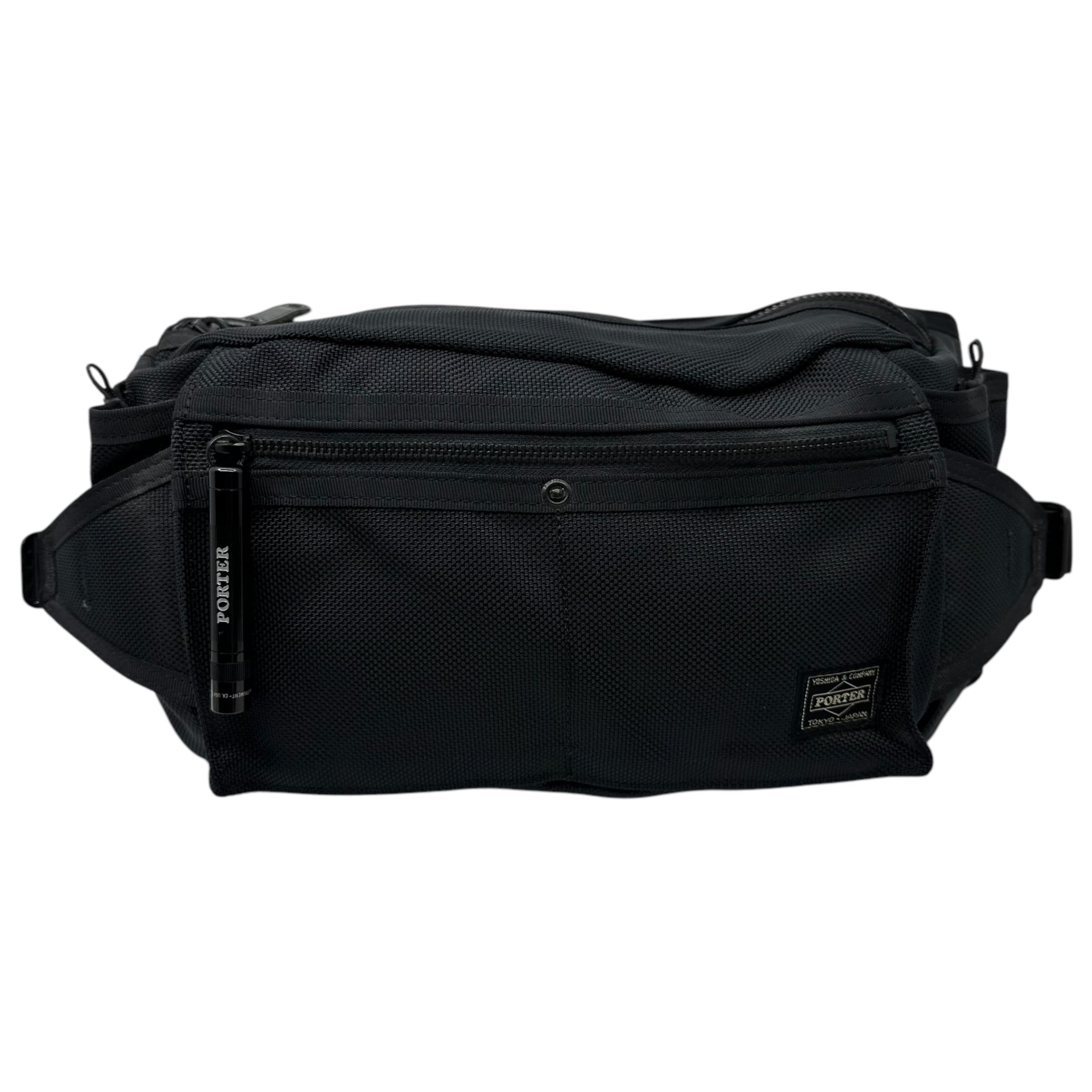 PORTER(ポーター) HEAT WAIST BAG ヒート ウエスト バッグ L 703-06978 ブラック ポーチ