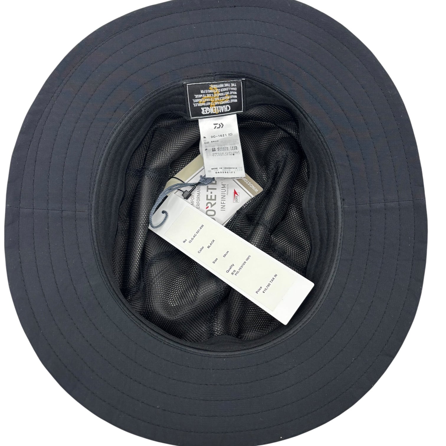 CHALLENGER(チャレンジャー) Gore-Tex Bucket Hat ゴアテックス バケットハット ブラック