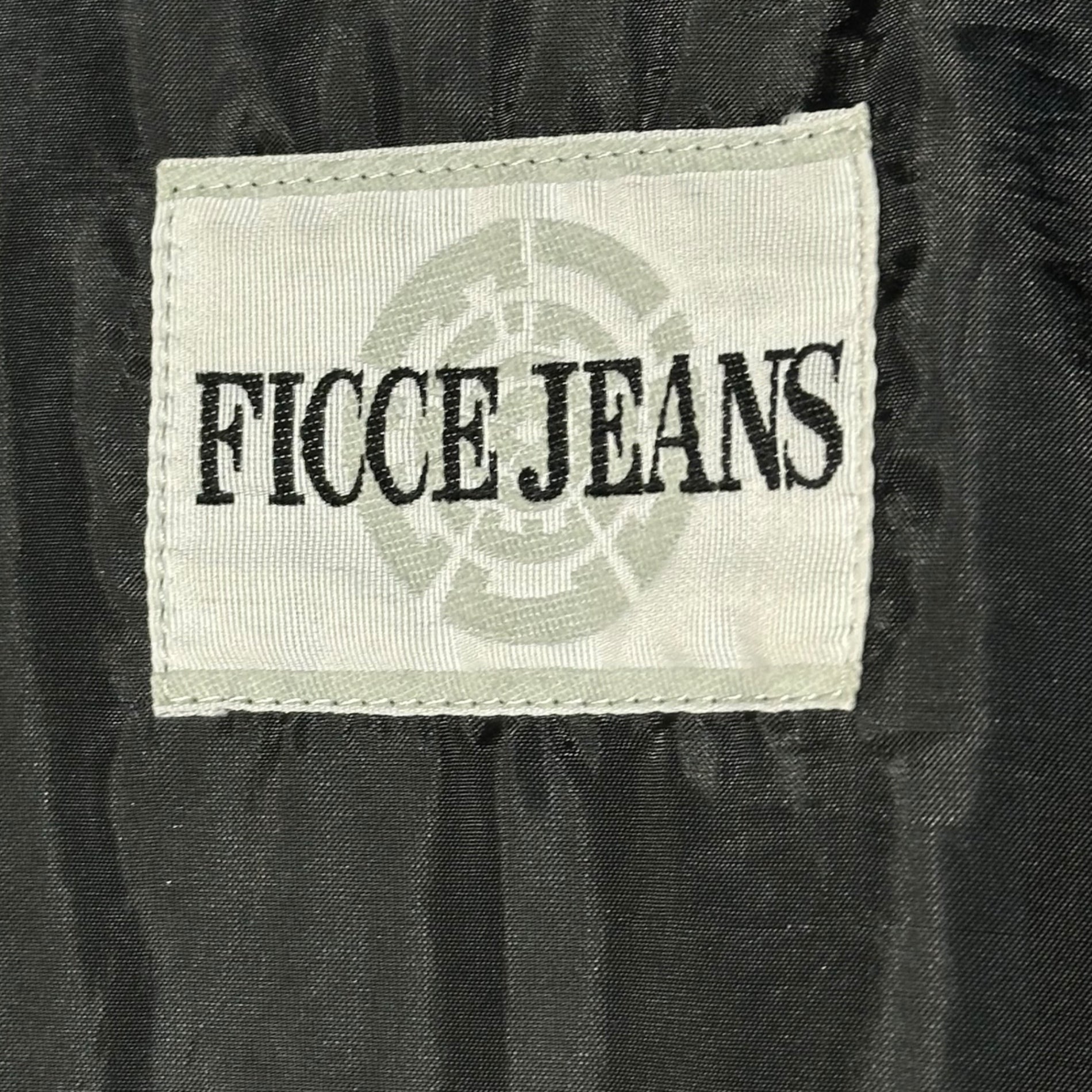 FICCE JEANS(フィッチェジーンズ) 00’s Nylon Racing Hooded Jacket ナイロン レーシング フーデッド ジャケット JRAV-07 表記無(FREE) ブラック×レッド Y2K マウンテンパーカー ドン小西ブランド