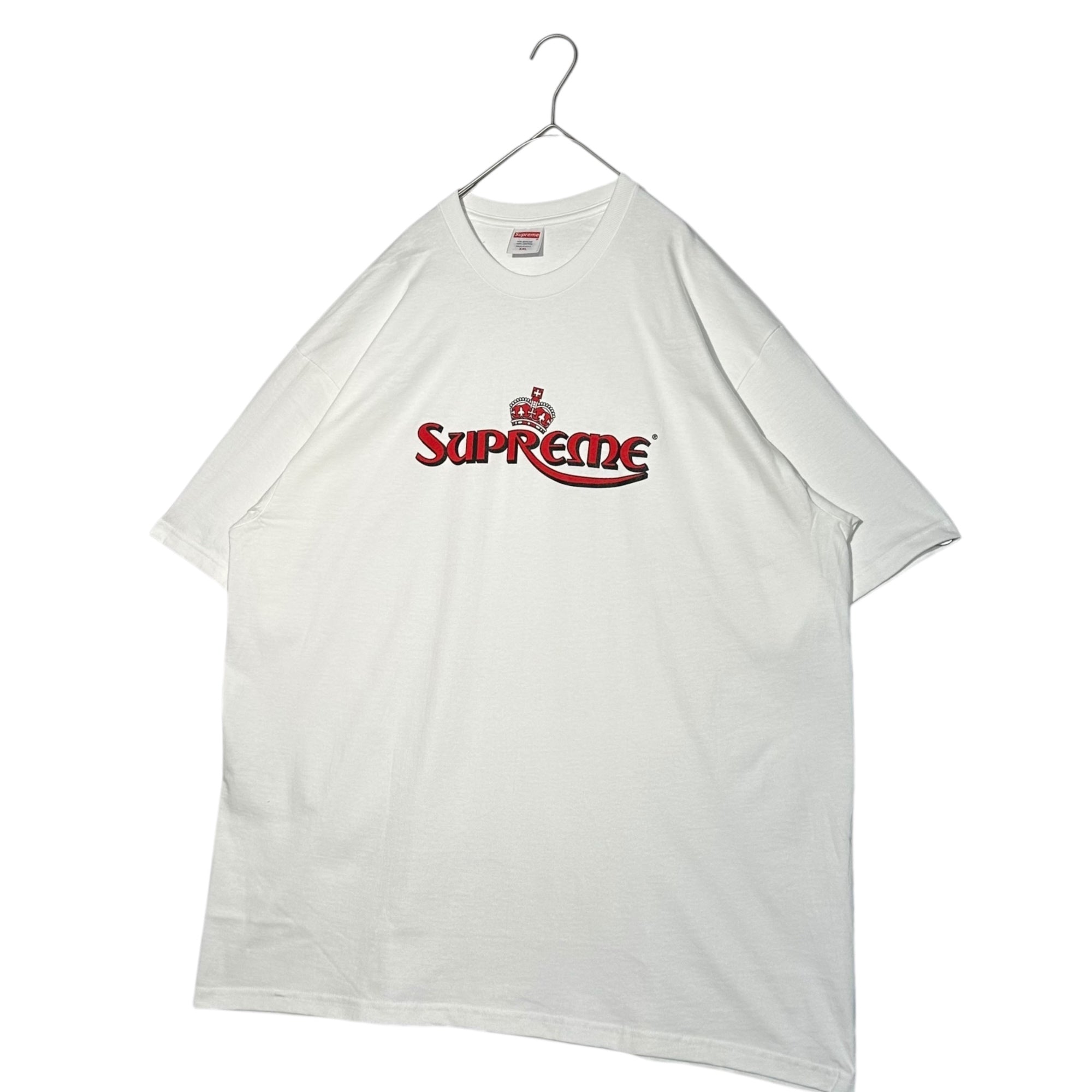 SUPREME(シュプリーム) 23SS Crown Tee クラウン ロゴ プリント 半袖 Tシャツ XXL ホワイト