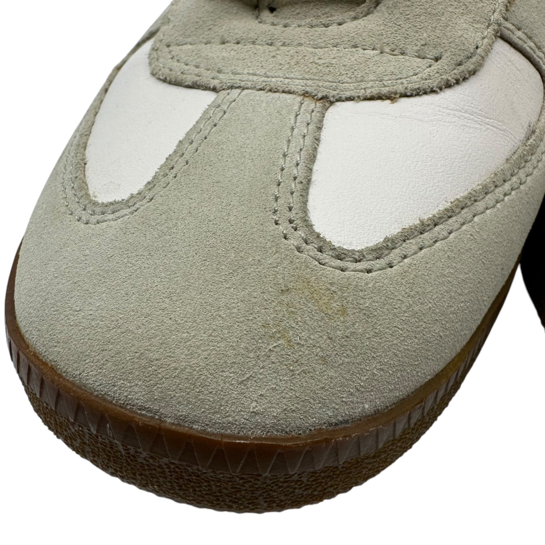 COACH(コーチ) GERMAN TRAINER ジャーマン トレーナー G1555 27cm ホワイト×グレー ローカット シューズ スニーカー レザー 箱付