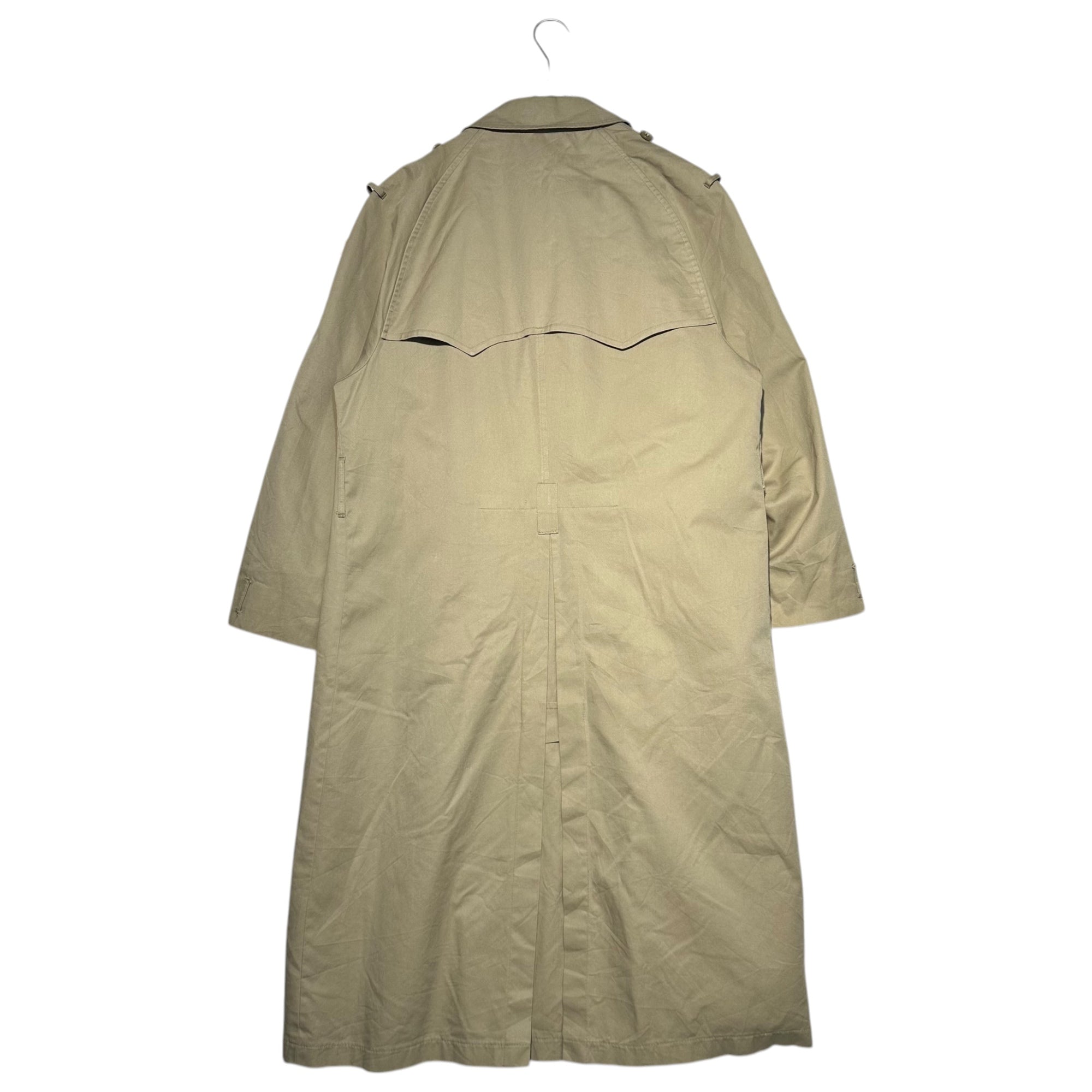 Misty Harbor(ミスティーハーバー) 70's USA made Vintage long trench coat USA製 ヴィンテージ ロング トレンチ コート 46 LONG(ML程度) ベージュ 推定70年代 古着