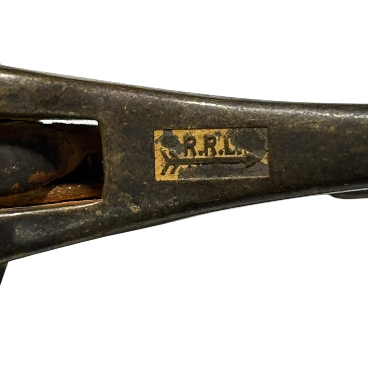 RRL(ダブルアールエル) Leather Concho Hook Keyring レザー コンチョ フック キーホルダー 9739001 ブラウン