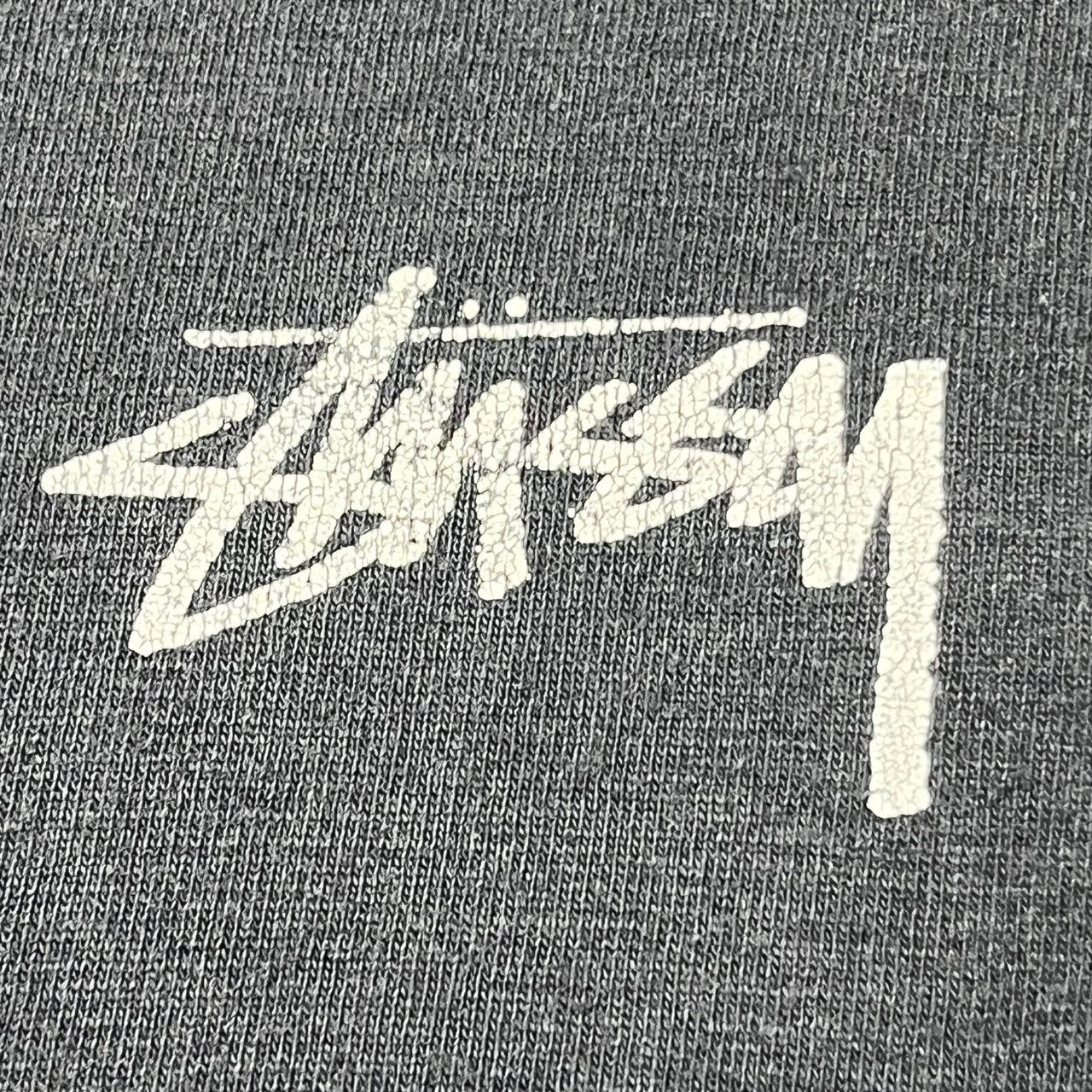 STUSSY(ステューシー) 90's~00's crown skull 王冠 スカル バックプリント Tシャツ 紺タグ SIZE M ネイビー×ホワイト×ゴールド 90~00年代 OLD STUSSY