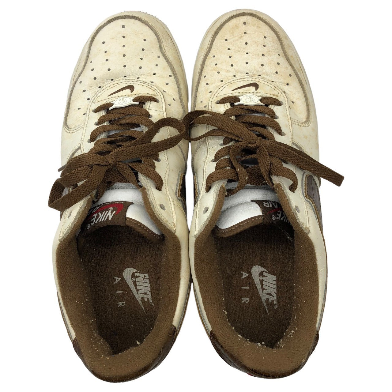 NIKE(ナイキ) 2003's AIR FORCE 1 LOW NYC エアフォース ワン 306509-121 28.5cm ホワイト×ブラウン