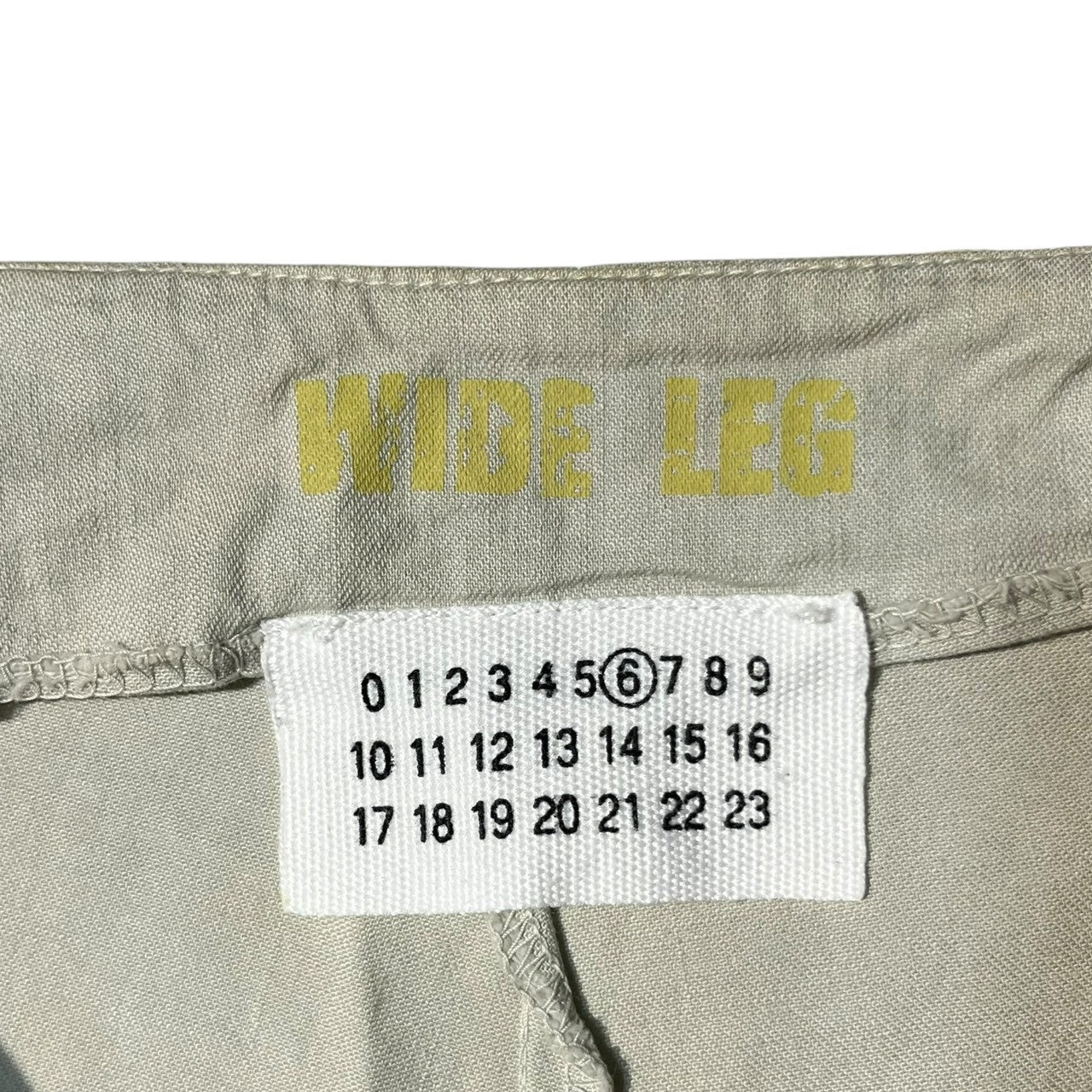 Maison Martin Margiela(メゾン マルタンマルジェラ) 04SS Different fabric pocket parachute pants 異素材 ポケット パラシュート パンツ 38 ベージュ ⑥ ここのえ 本人期 初期 ミリタリー