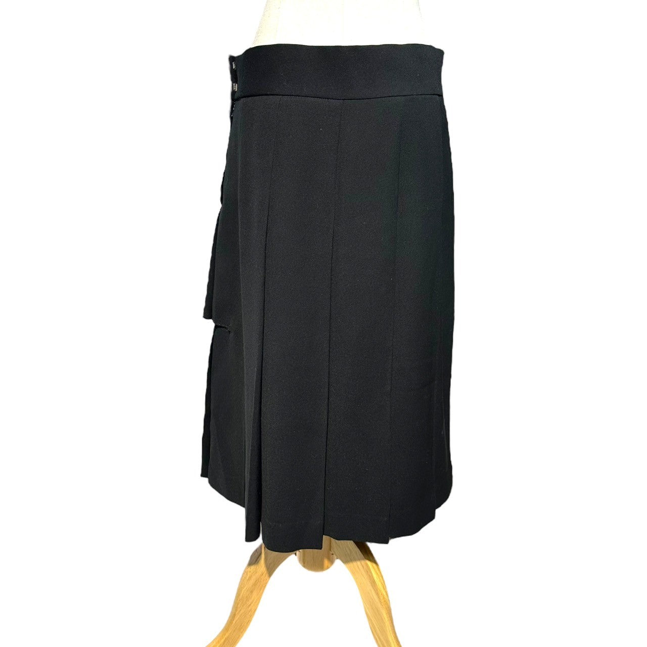 COMME des GARCONS(コムデギャルソン) 04AW front tiered gathered skirt フロント ティアード ギャザースカート GN-S028 M ブラック AD2004