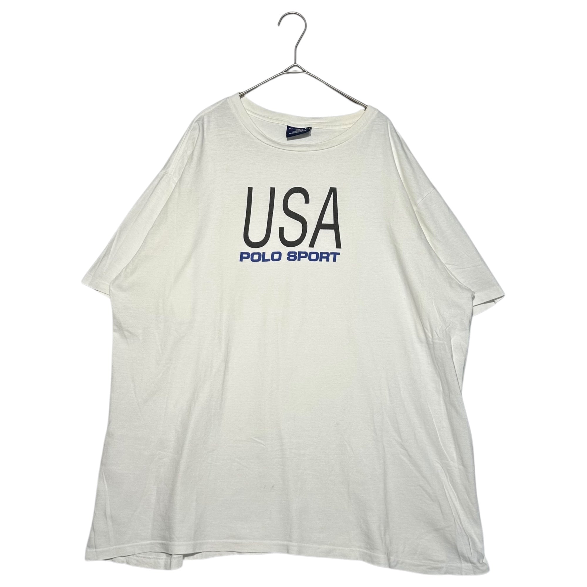 POLO SPORT(ポロスポーツ) 90's USA LOGO TEE ロゴ Tシャツ XL ホワイト 90年代~ ヴィンテージ USA製 Ralph Lauren ラルフローレン