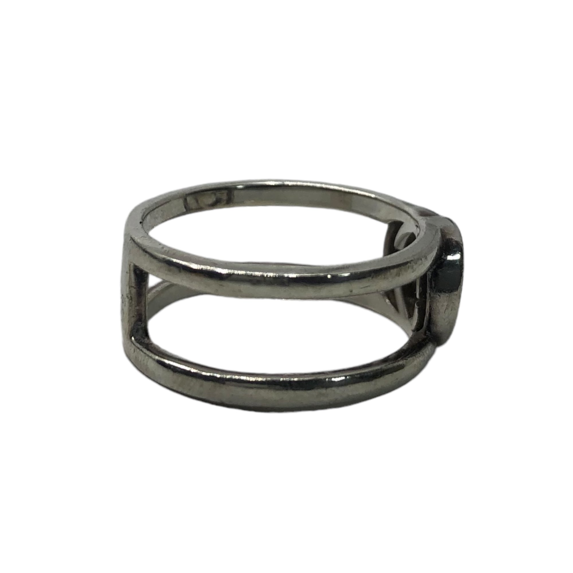 GUCCI(グッチ) INTERLOCKING インターロッキングG ワイド GG ロゴ リング 指輪 295716 J8400 8106 21(約20号) シルバー silver925