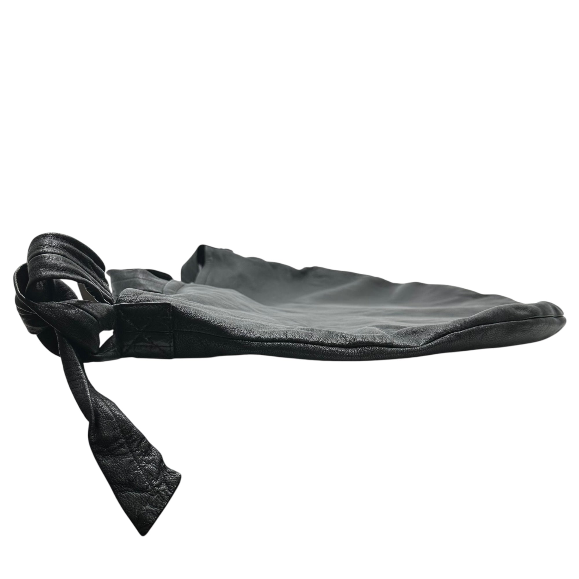 REN(レン) 2WAY LEATHER BAG 2ウェイ レザー バッグ ブラック
