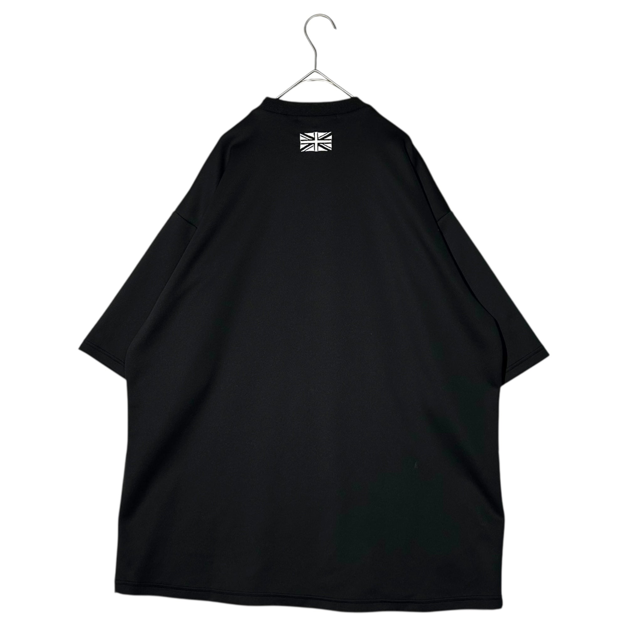 UMBRO × ALMOSTBLACK × THE GALLERY BOX(アンブロ × オールモストブラック × ザ ギャラリー ボックス) 22AW Triple collaboration game shirt T-shirt トリプル コラボ ゲームシャツ Tシャツ 22AW-CS11 3(L程度) ブラック×ホワイト