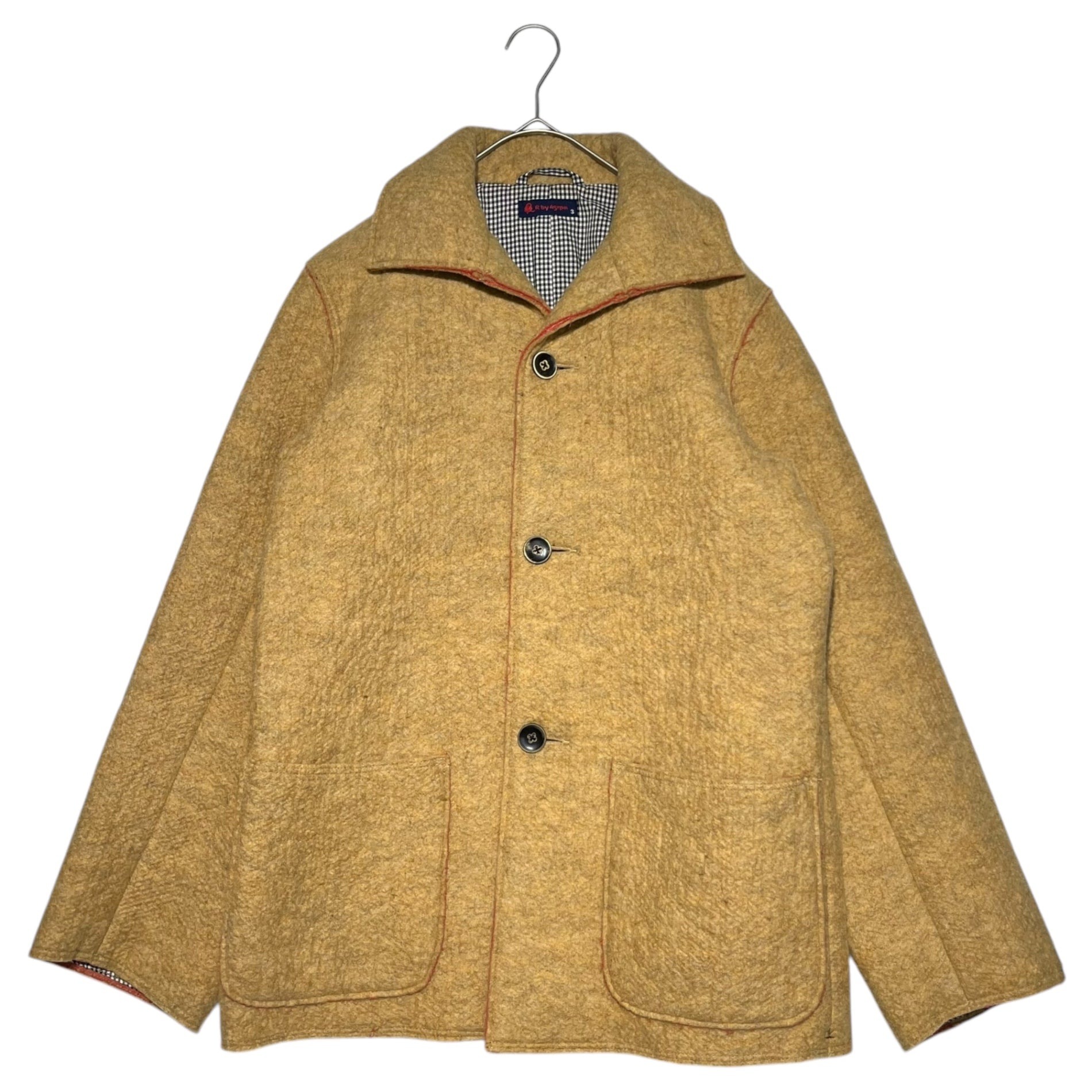 R by 45rpm(アールバイフォーティファイブアールピーエム) Wool felt chester coat ウール フェルト チェスター コート  3 ベージュ