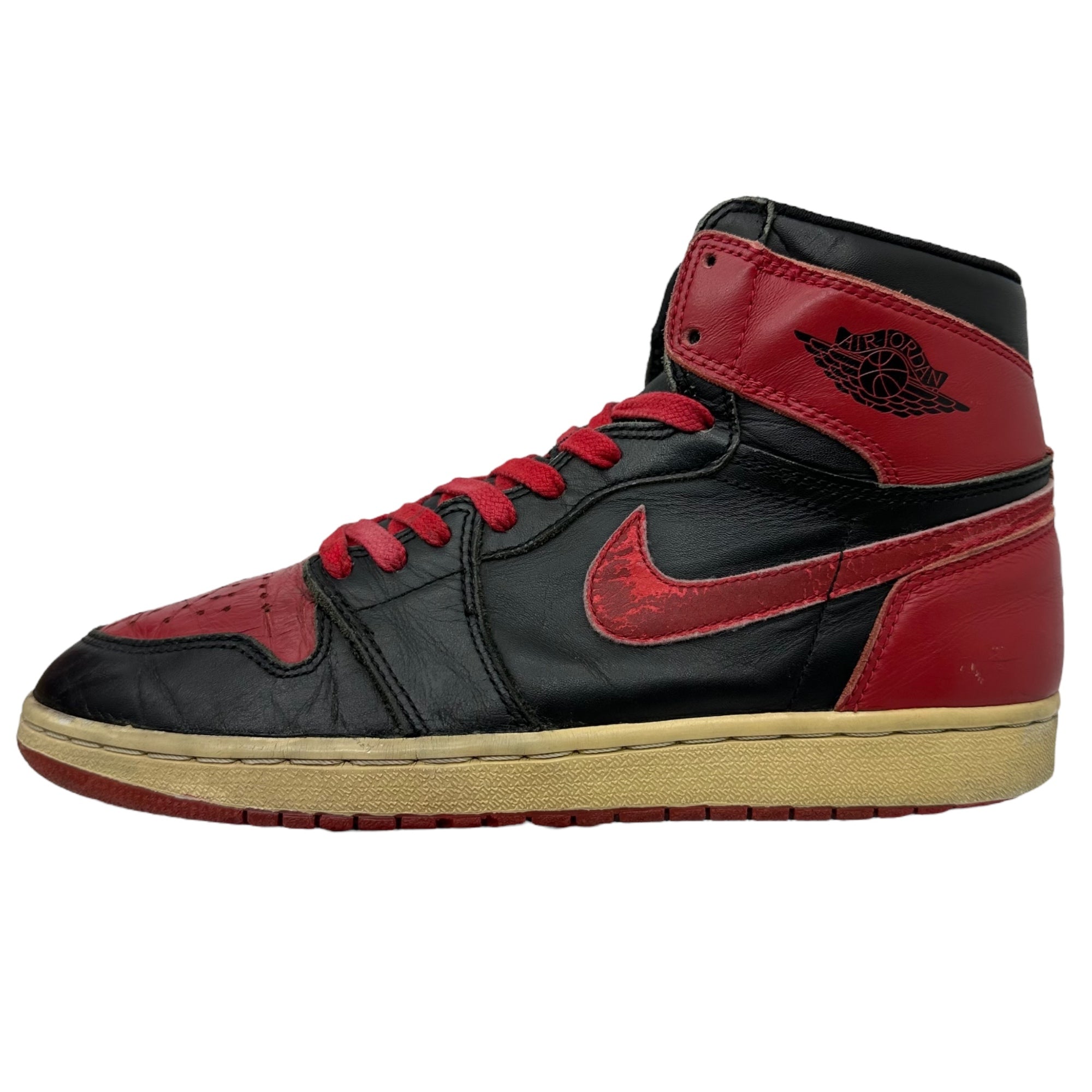 NIKE(ナイキ) 1994 AIR JORDAN 1 BRED エアジョーダン 1 ブレッド 130207-061 US10(28cm程度) ブラック×レッド 94年復刻 スニーカー