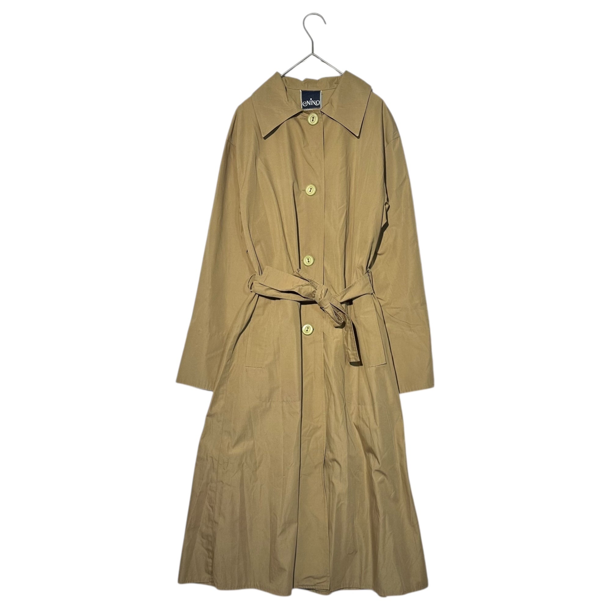 Euro vintage(ヨーロッパヴィンテージ) 70's~ NiNO_trench coat with design button デザインボタンのトレンチコート 表記無し(Mサイズ程度) ベージュ