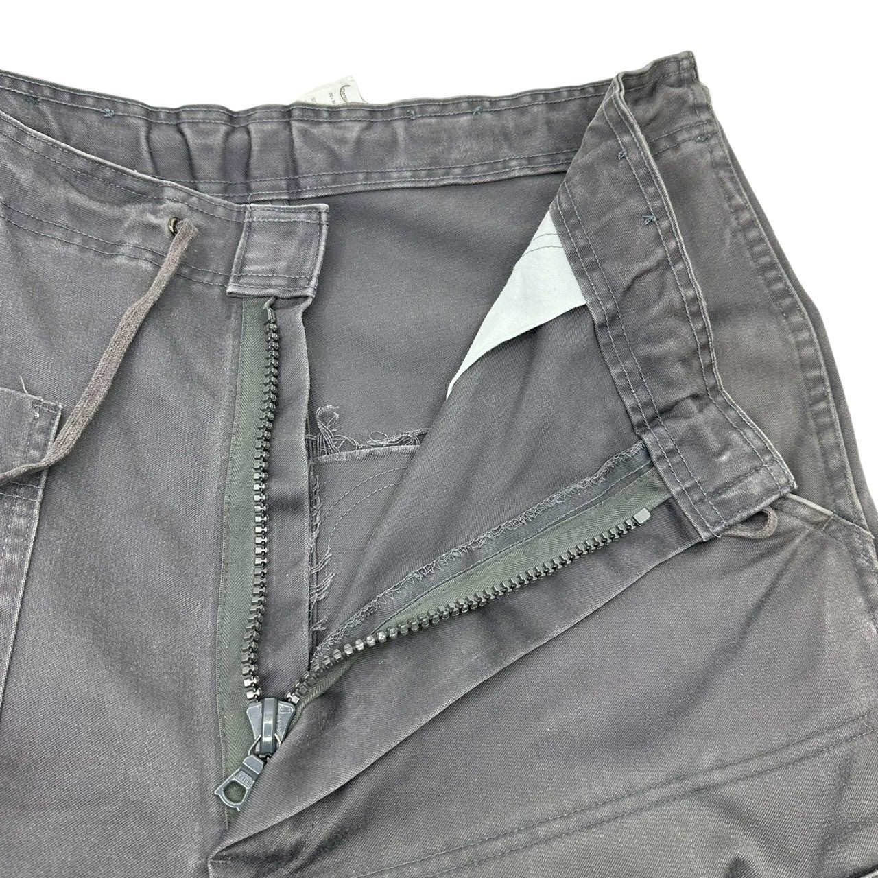 Denmark Military(デンマーク軍) 70's M-71 Combat Pants 前期 コンバット パンツ CF4 7881 7382 表記無(W約94cm) グレー 70's カーゴ ダブルニー ミリタリー